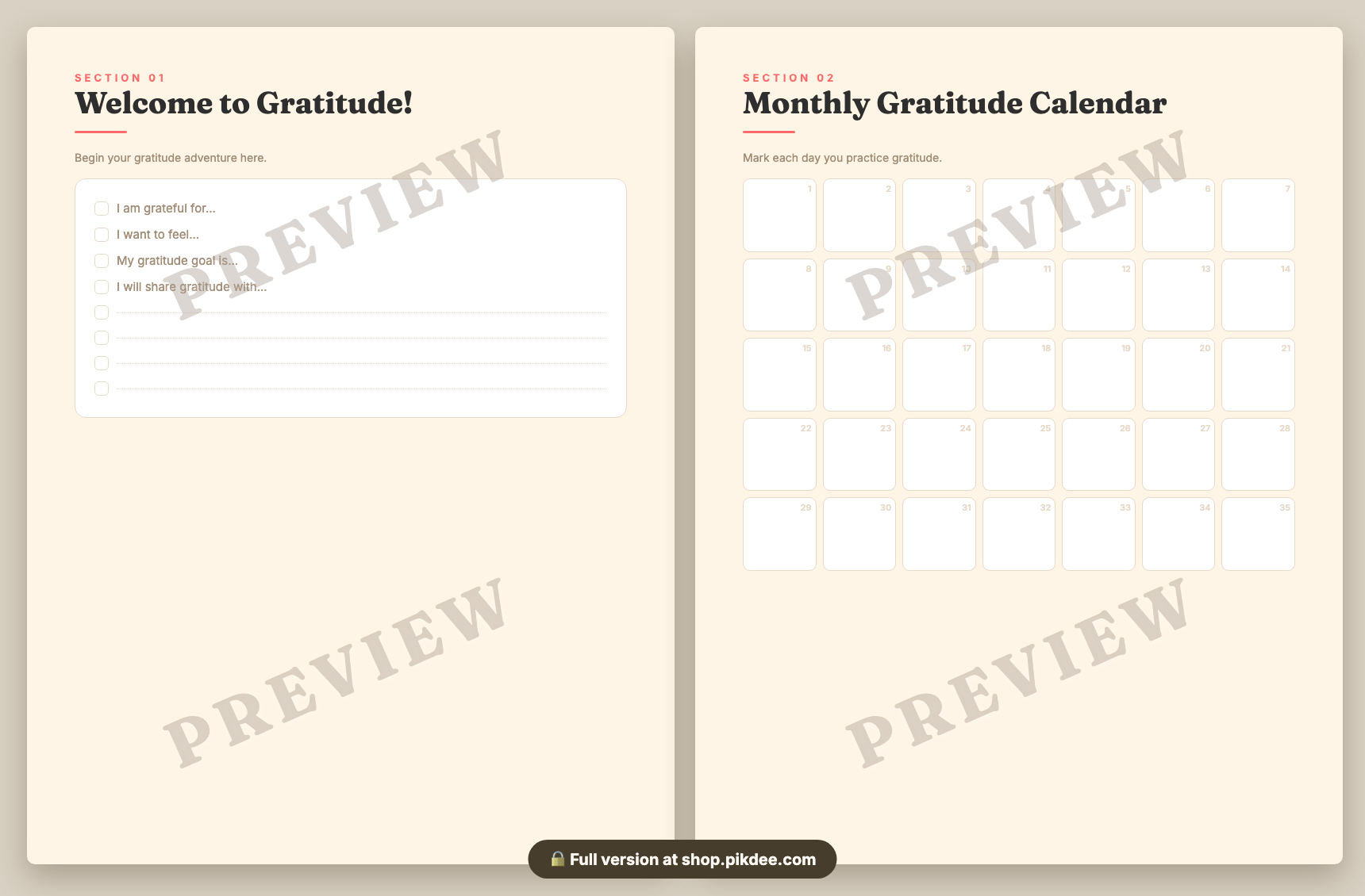 preview pages