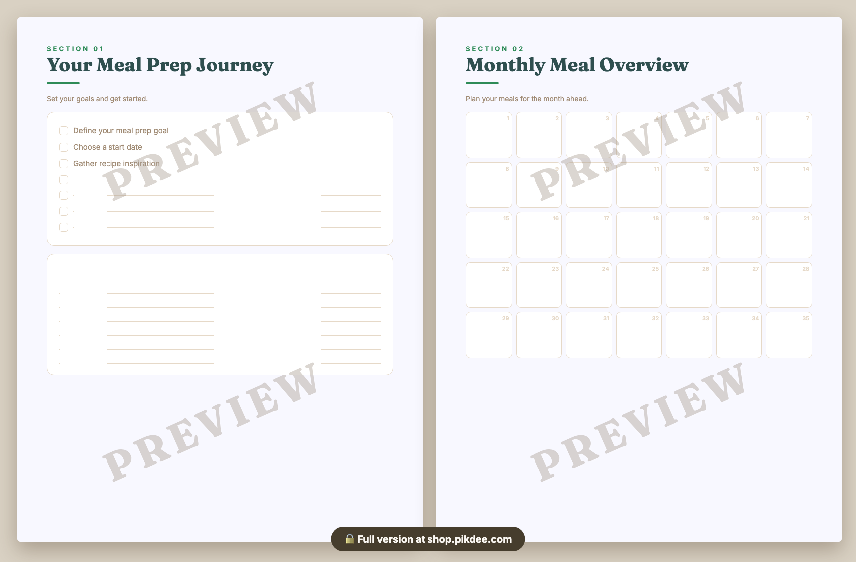 preview pages