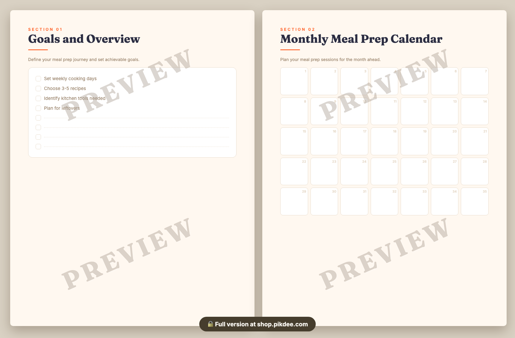 preview pages