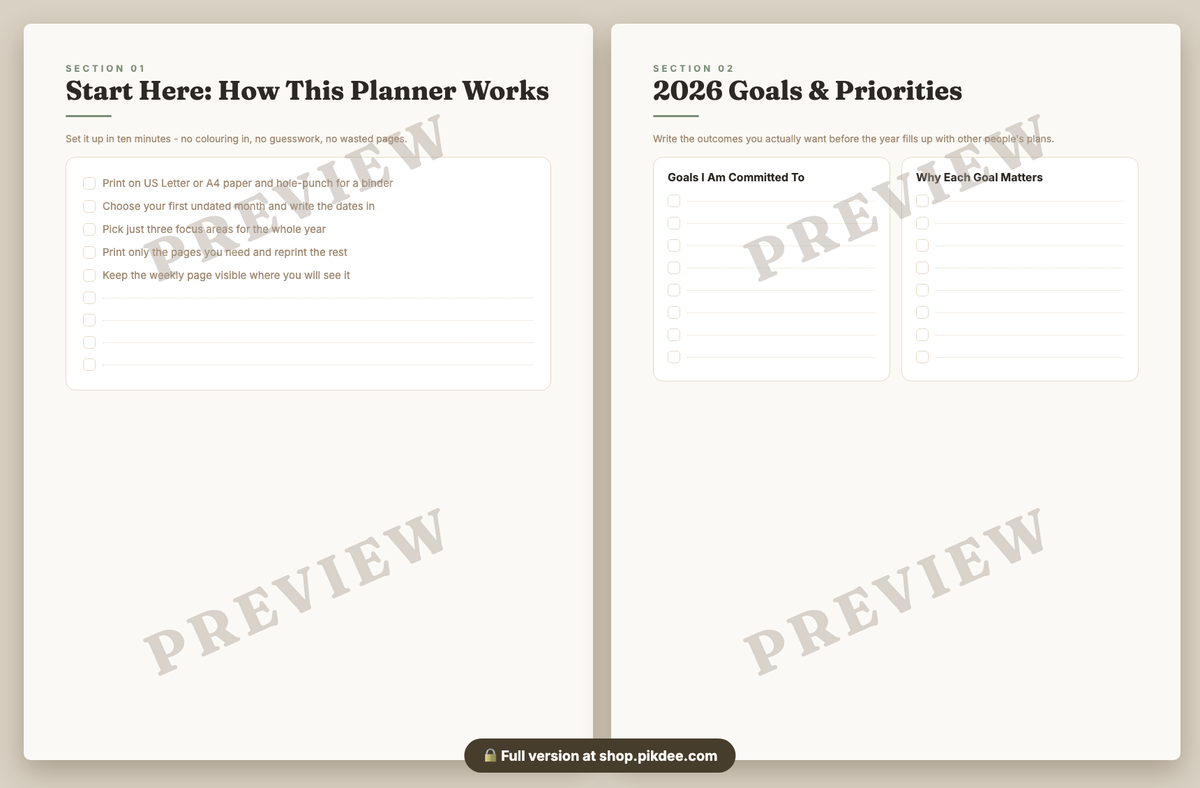 preview pages
