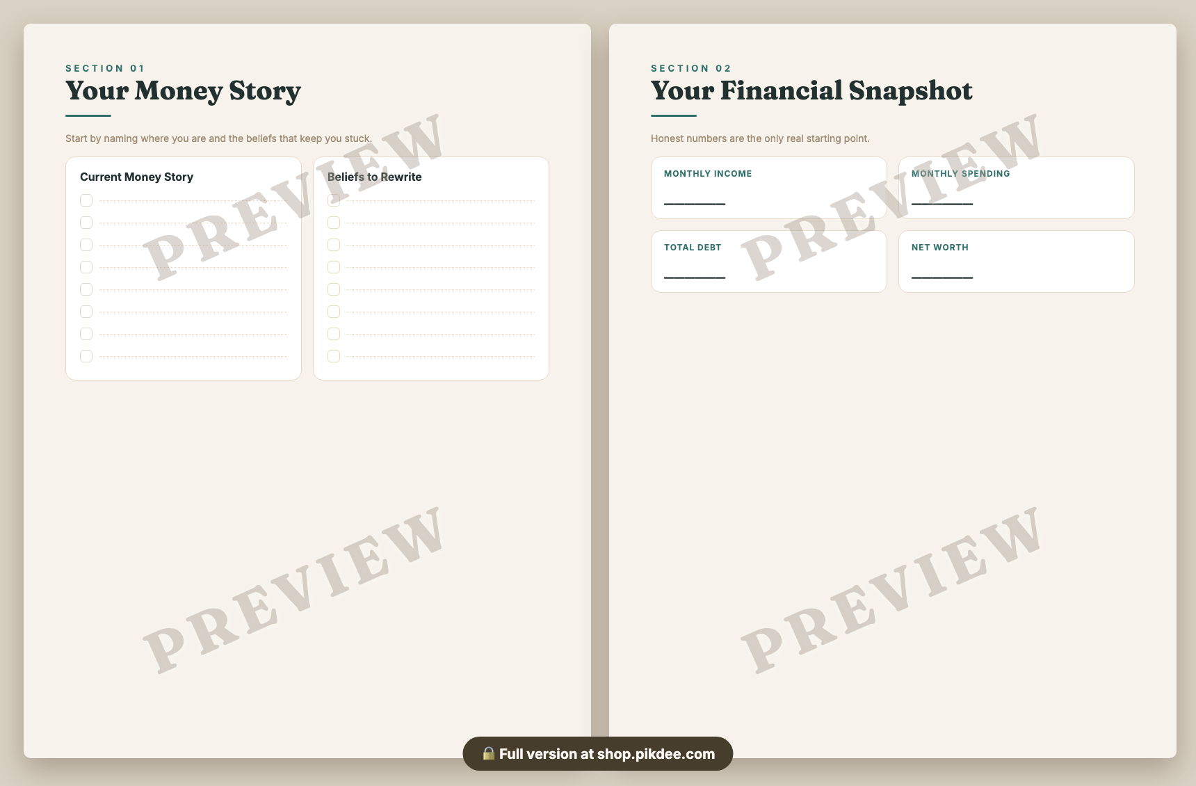 preview pages