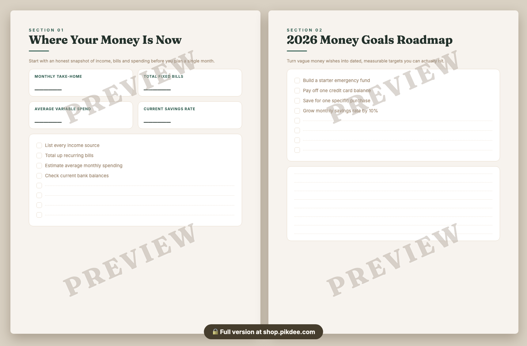 preview pages