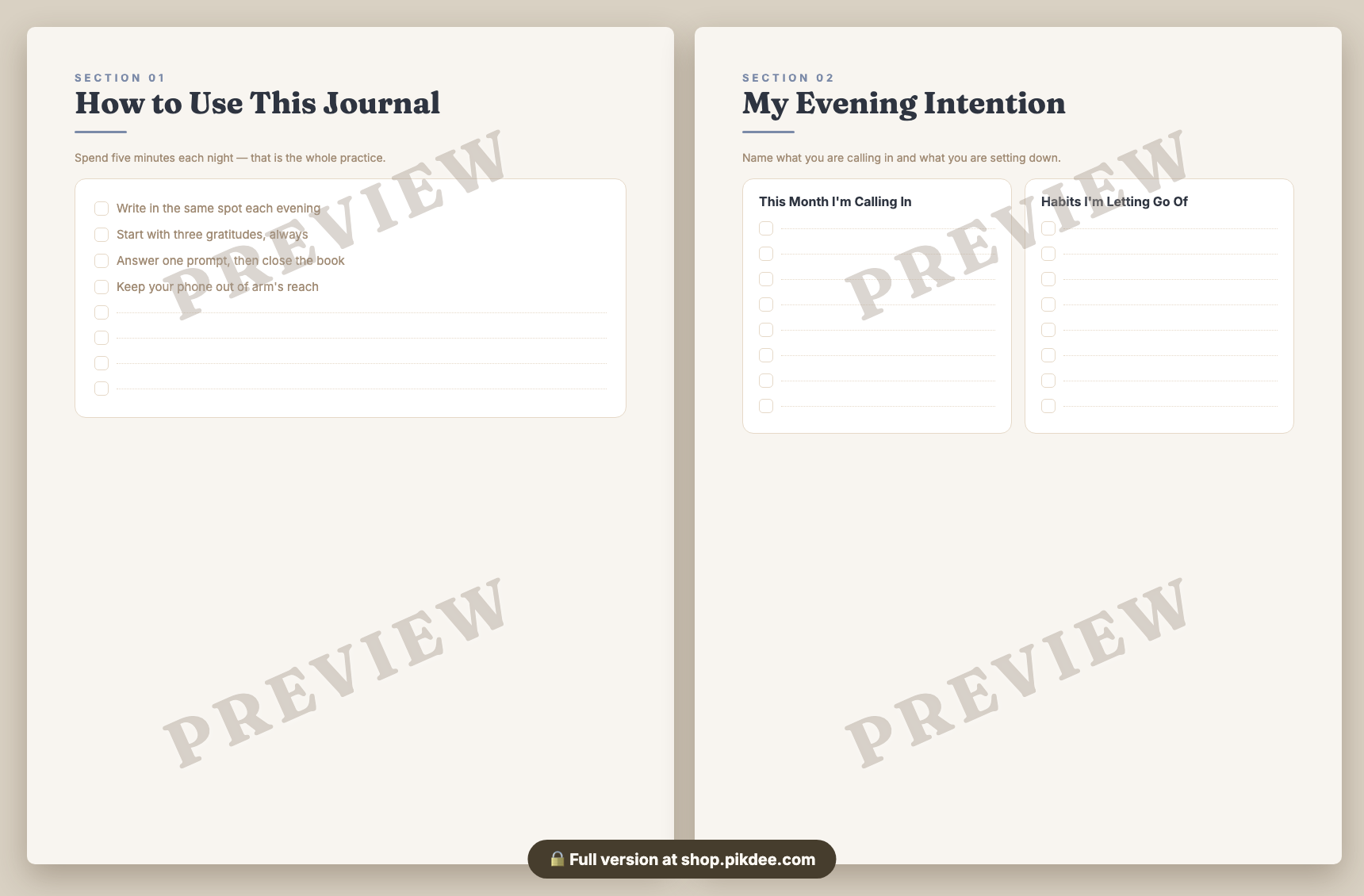preview pages