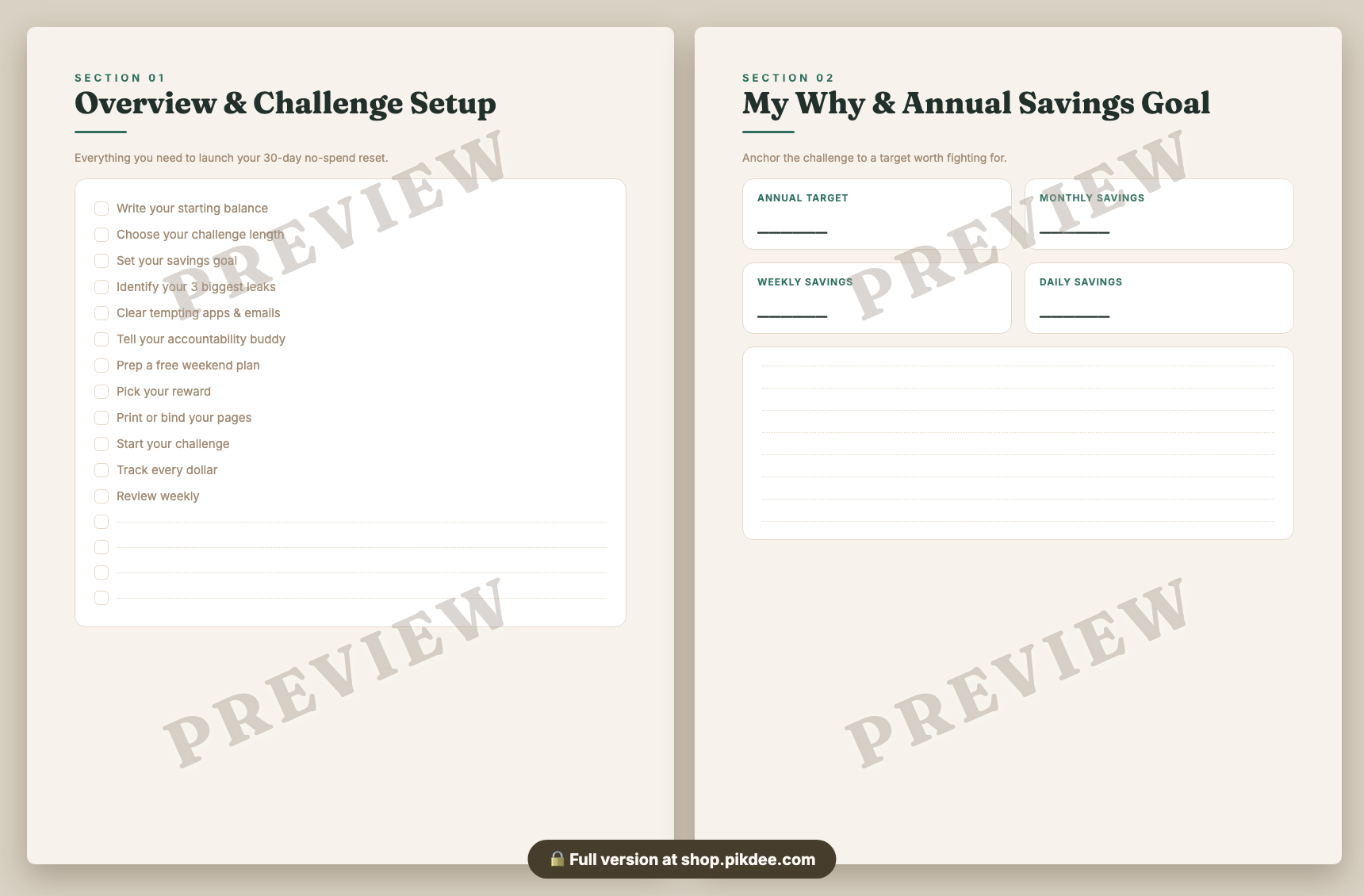 preview pages