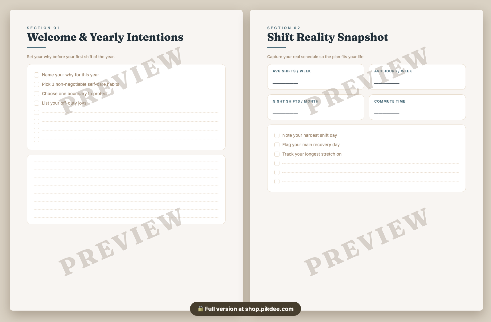 preview pages