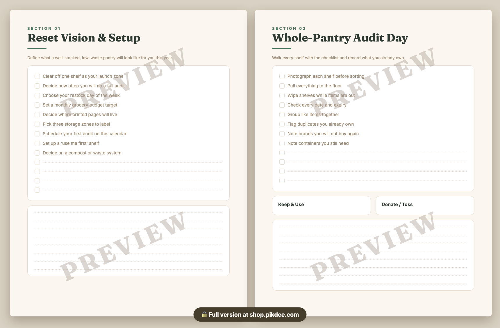 preview pages