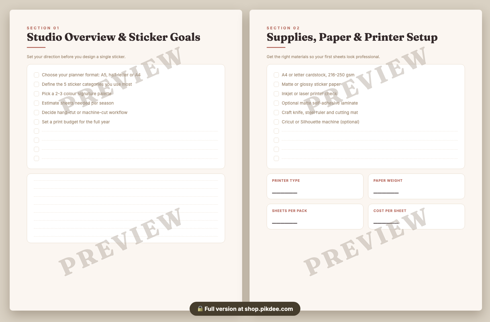 preview pages