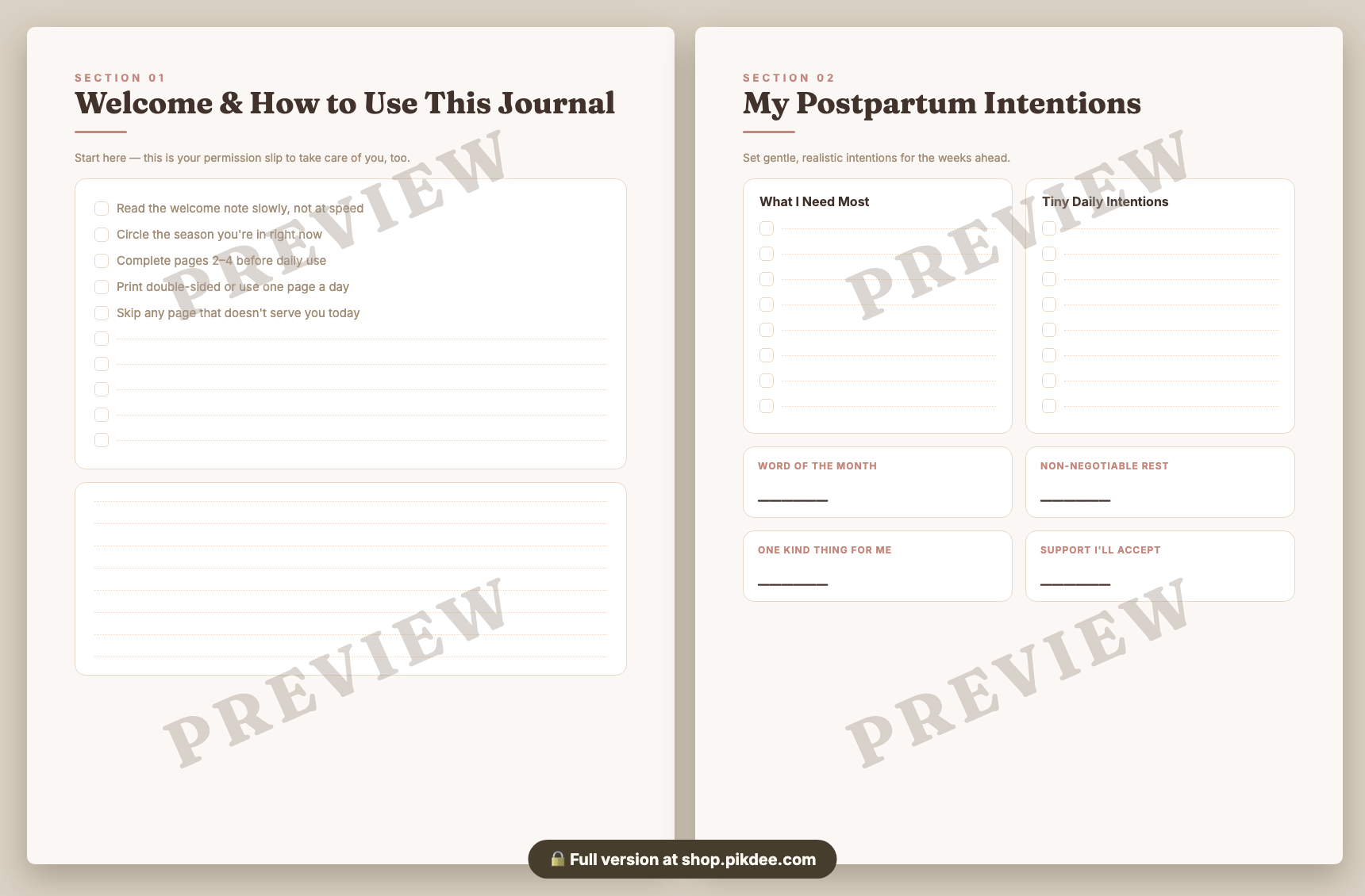 preview pages