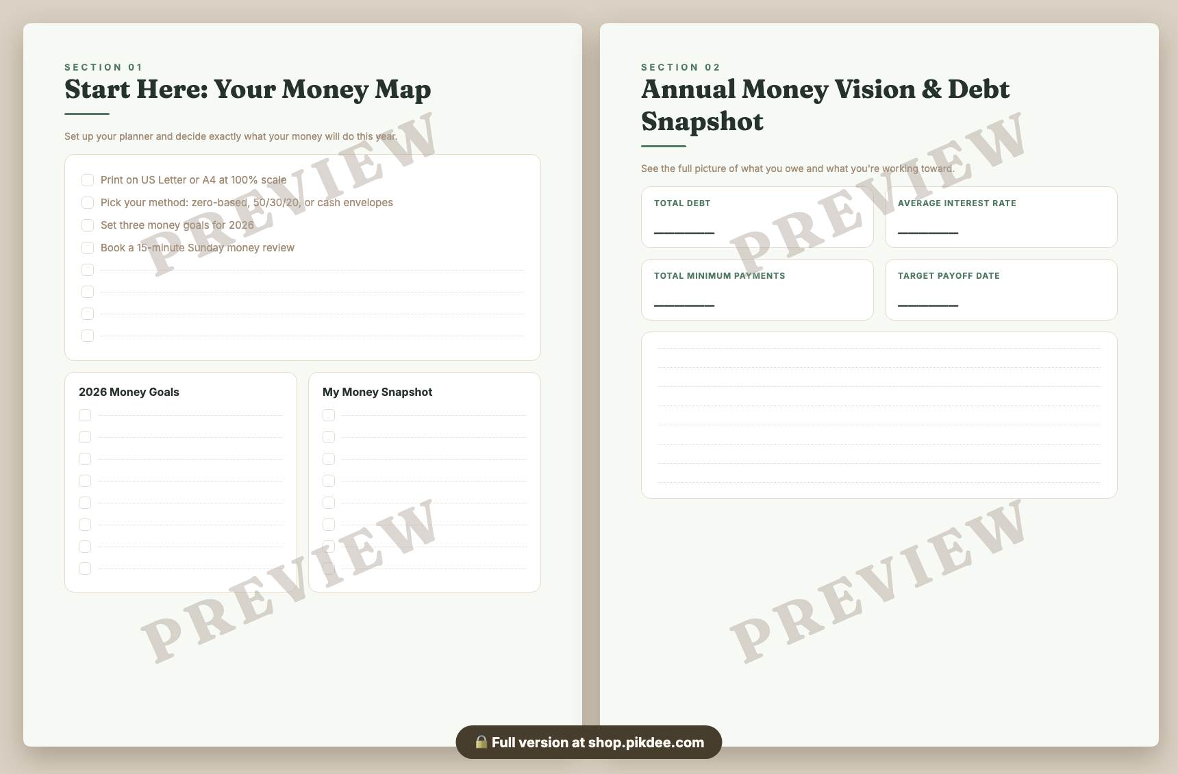 preview pages