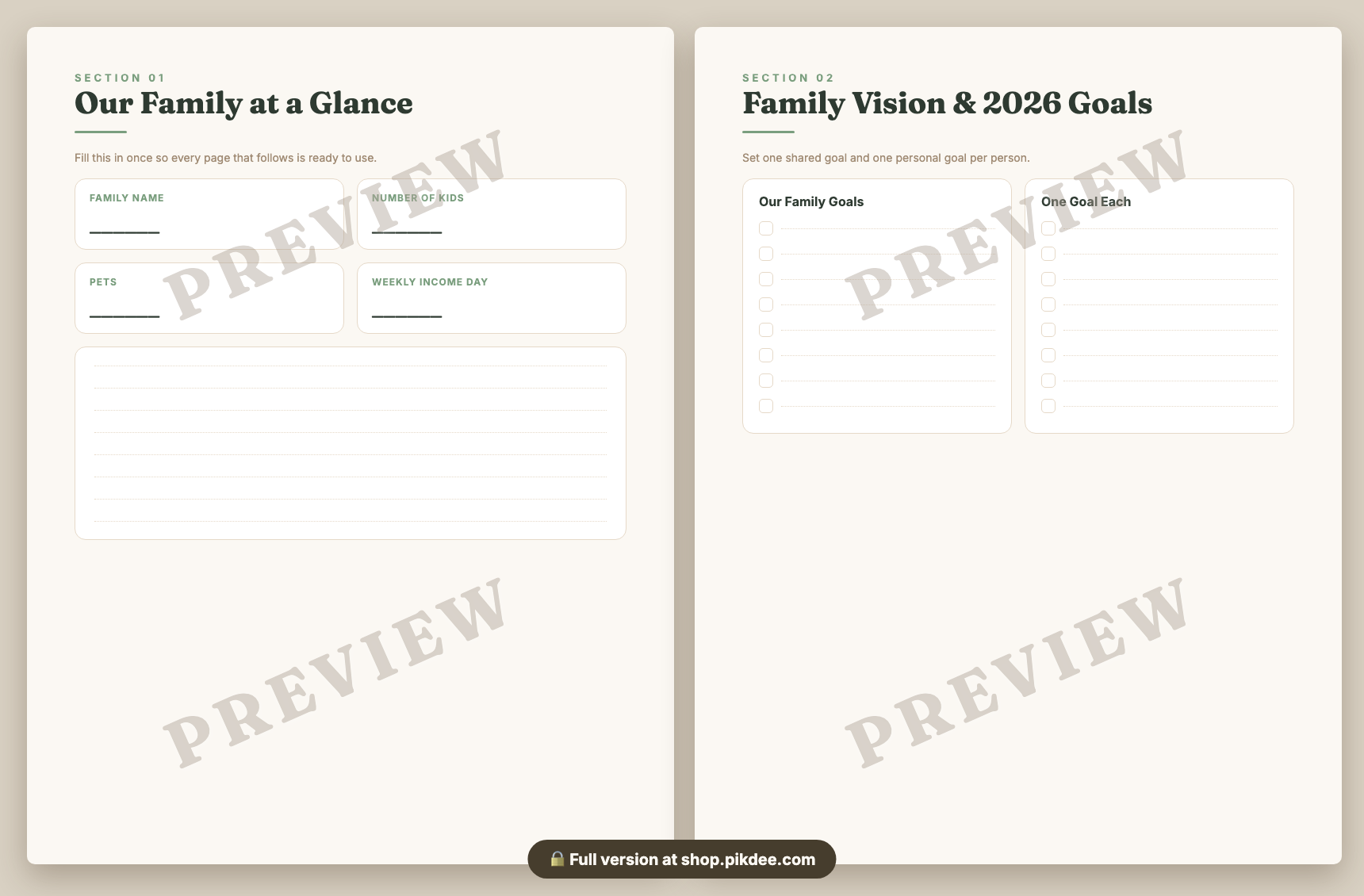 preview pages