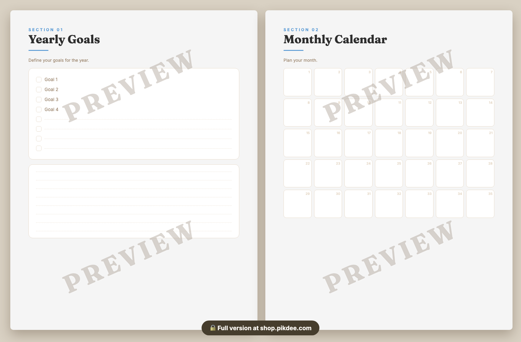 preview pages