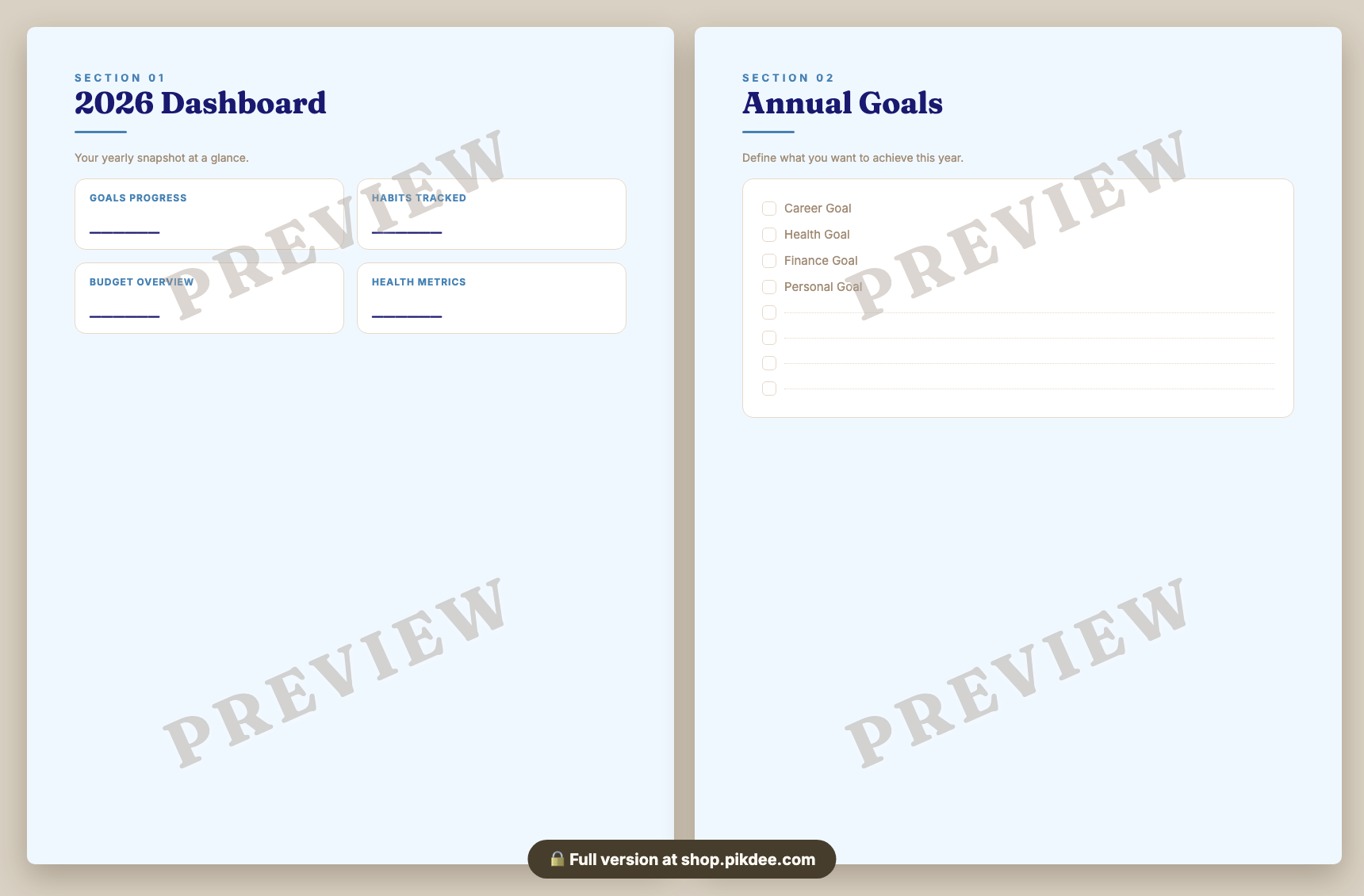 preview pages