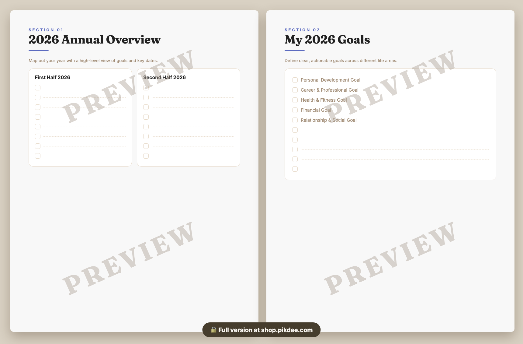 preview pages