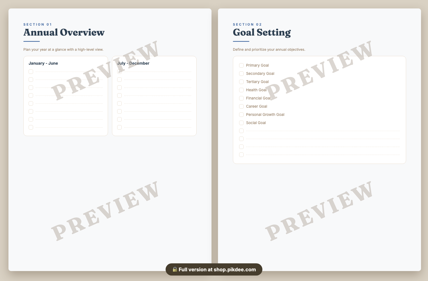 preview pages