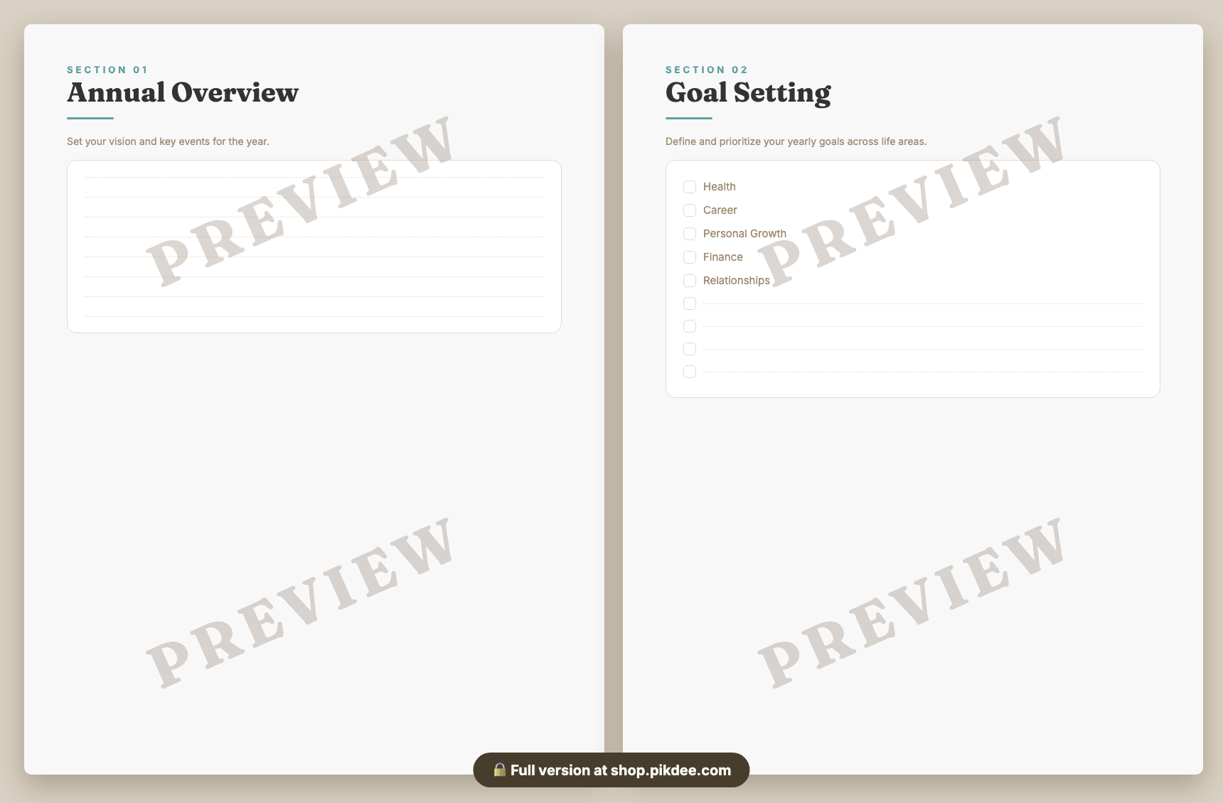 preview pages