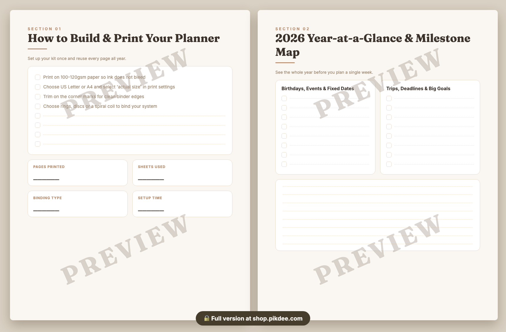 preview pages