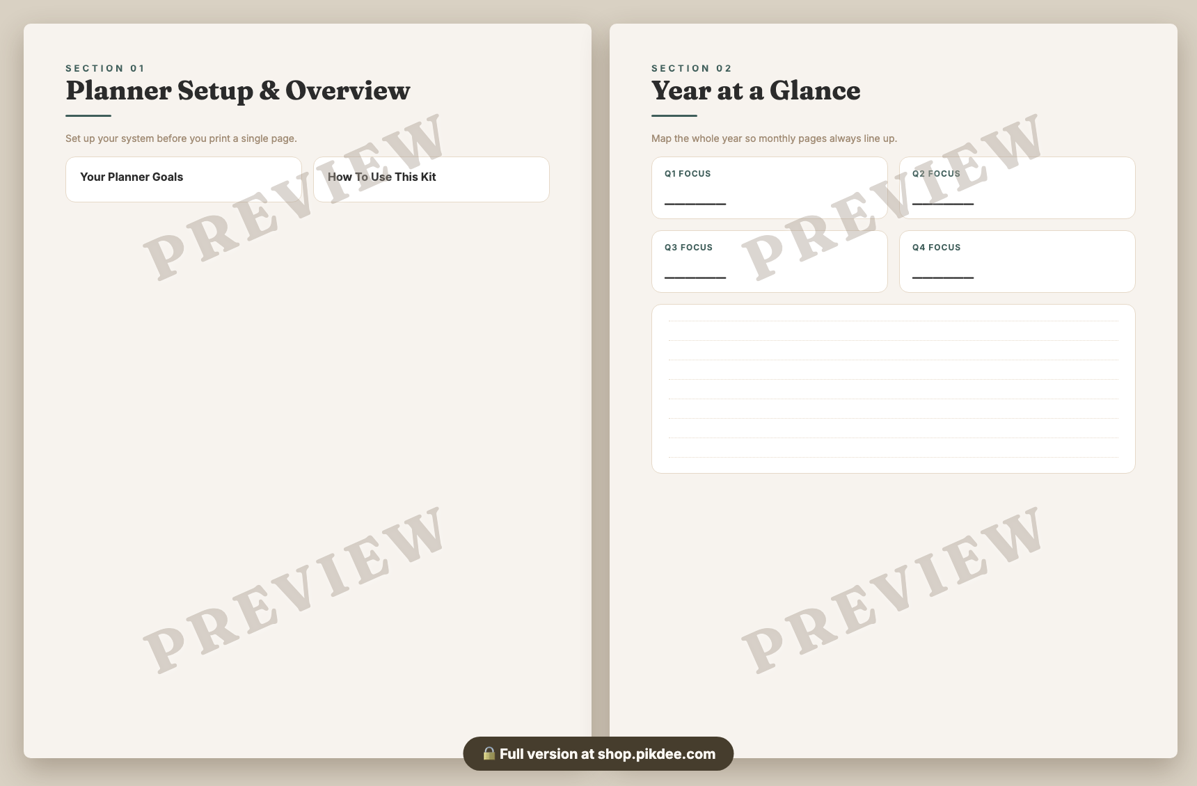 preview pages