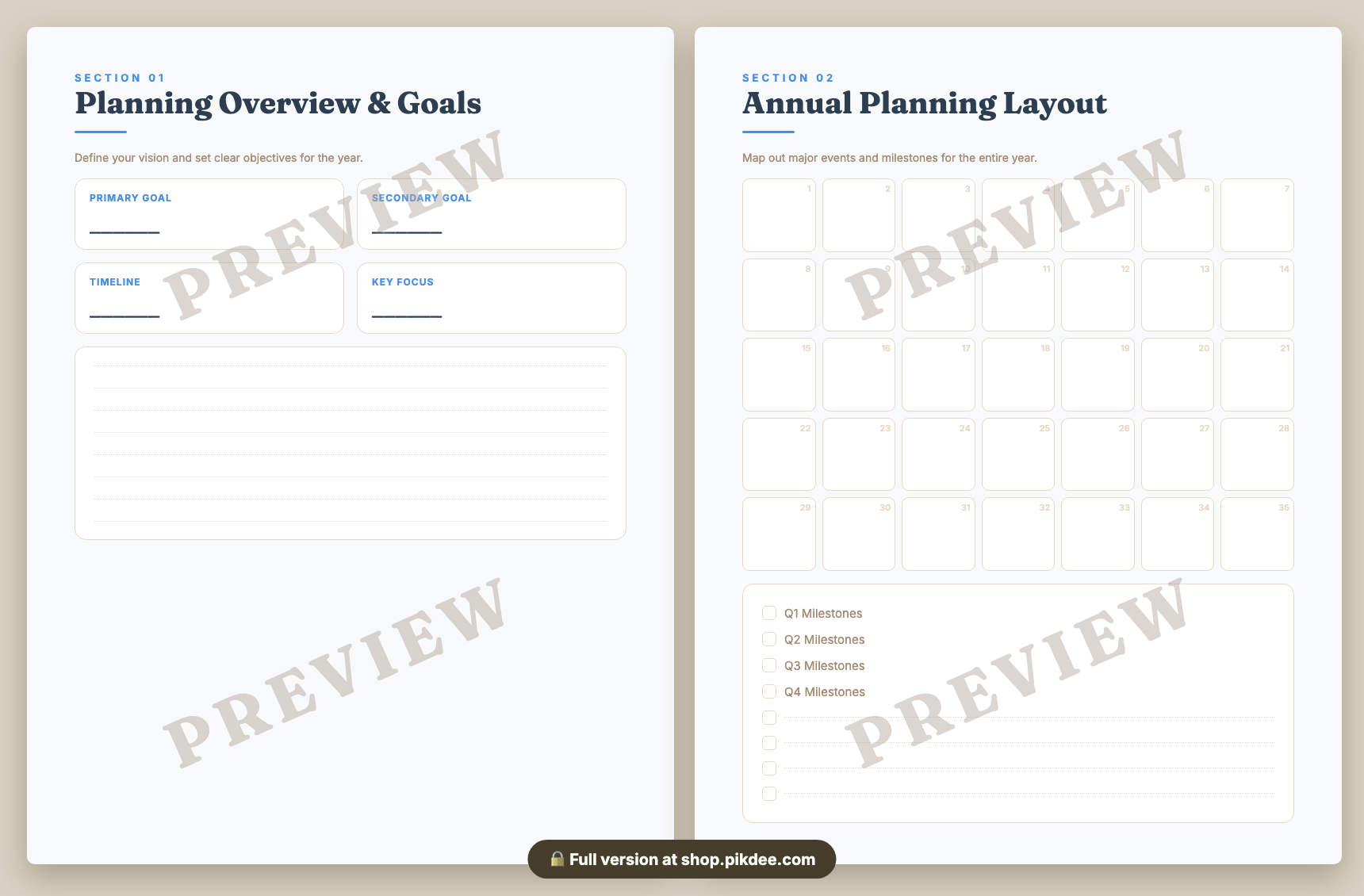 preview pages