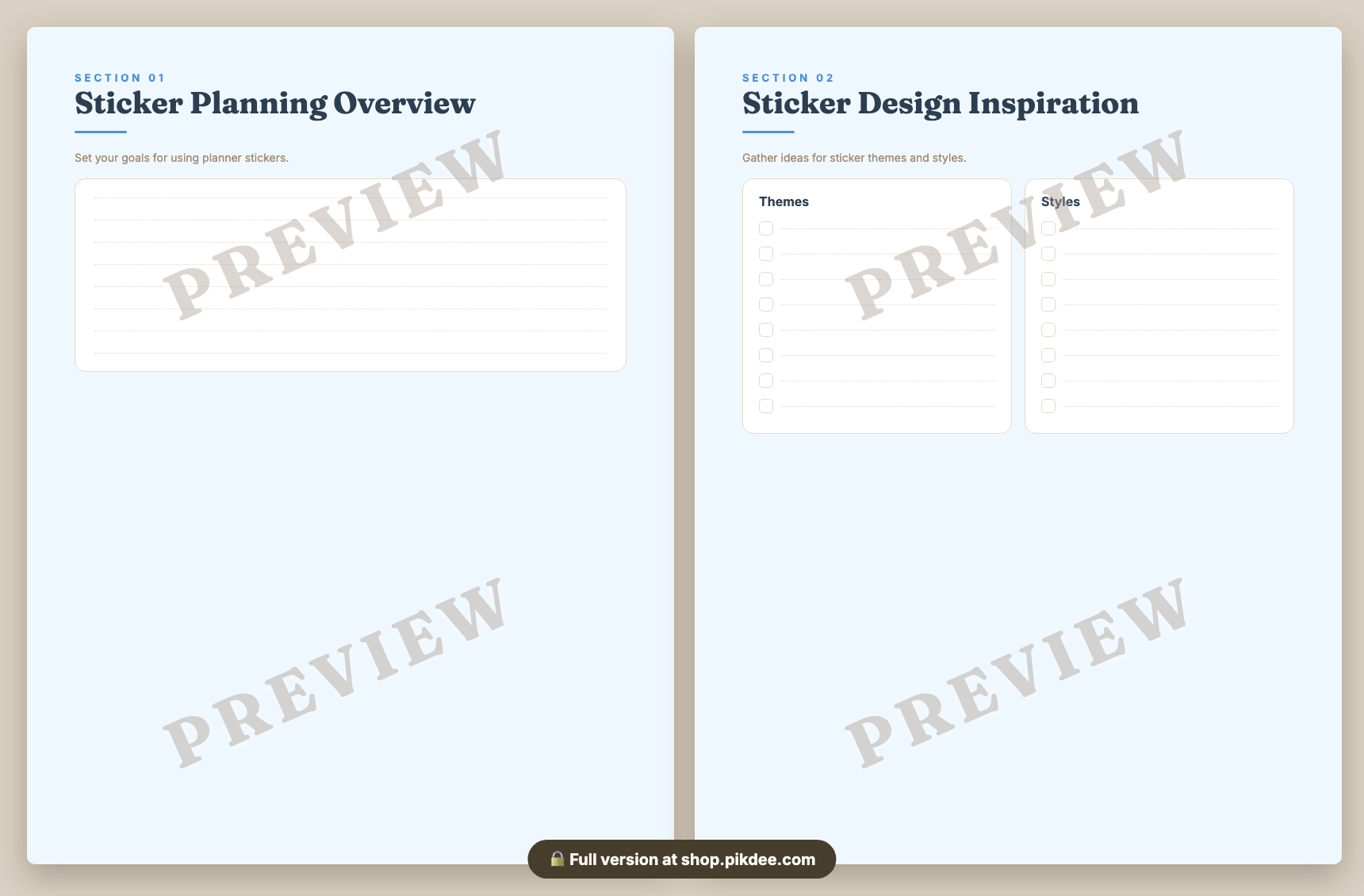 preview pages