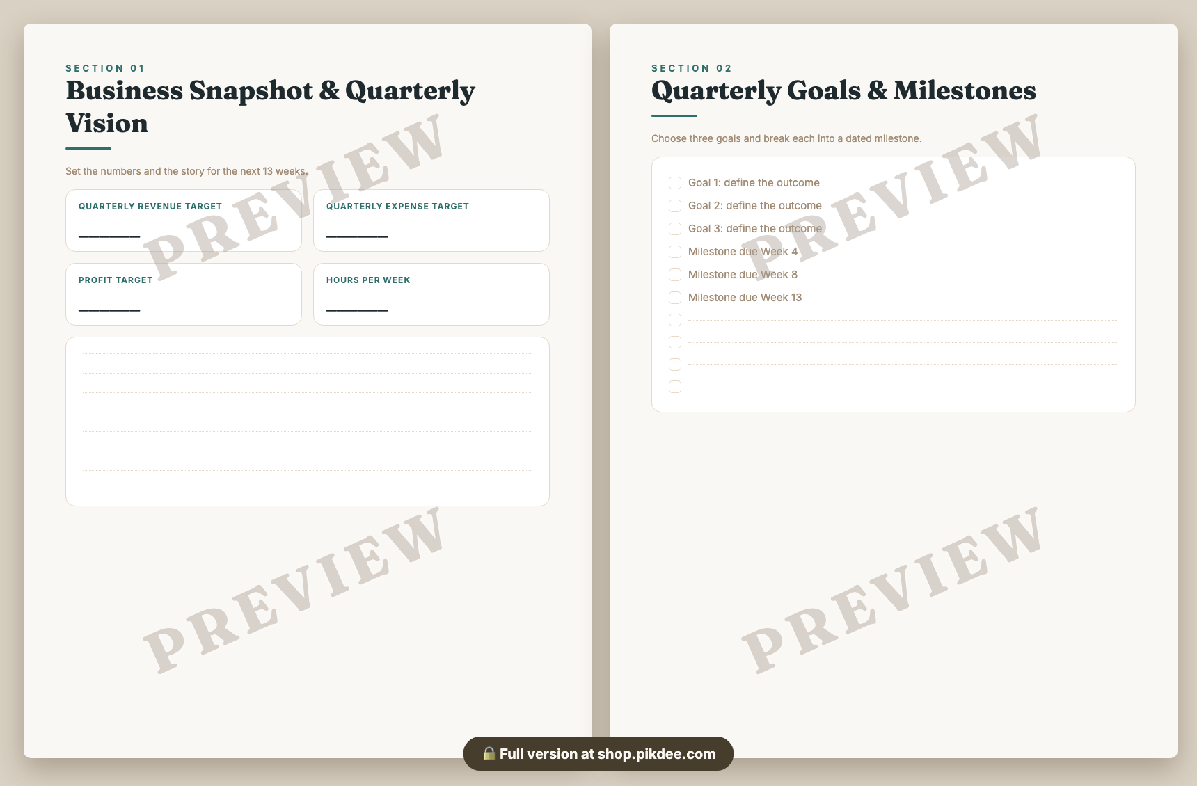 preview pages