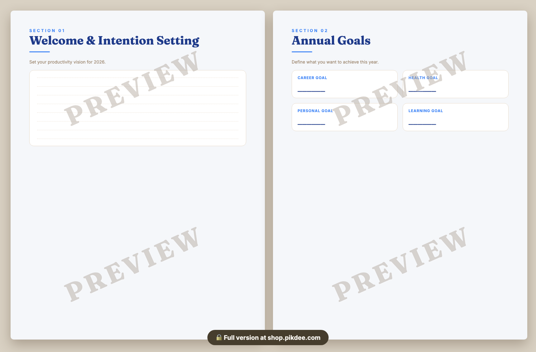 preview pages