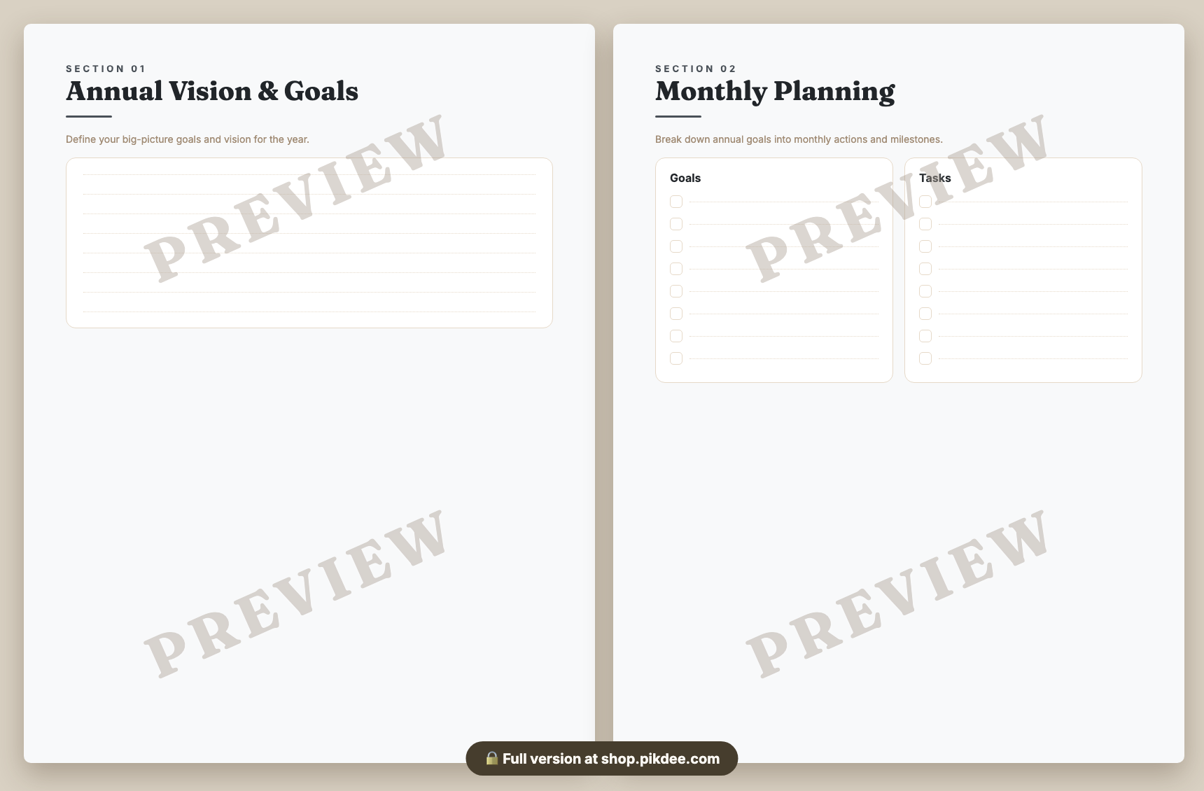 preview pages