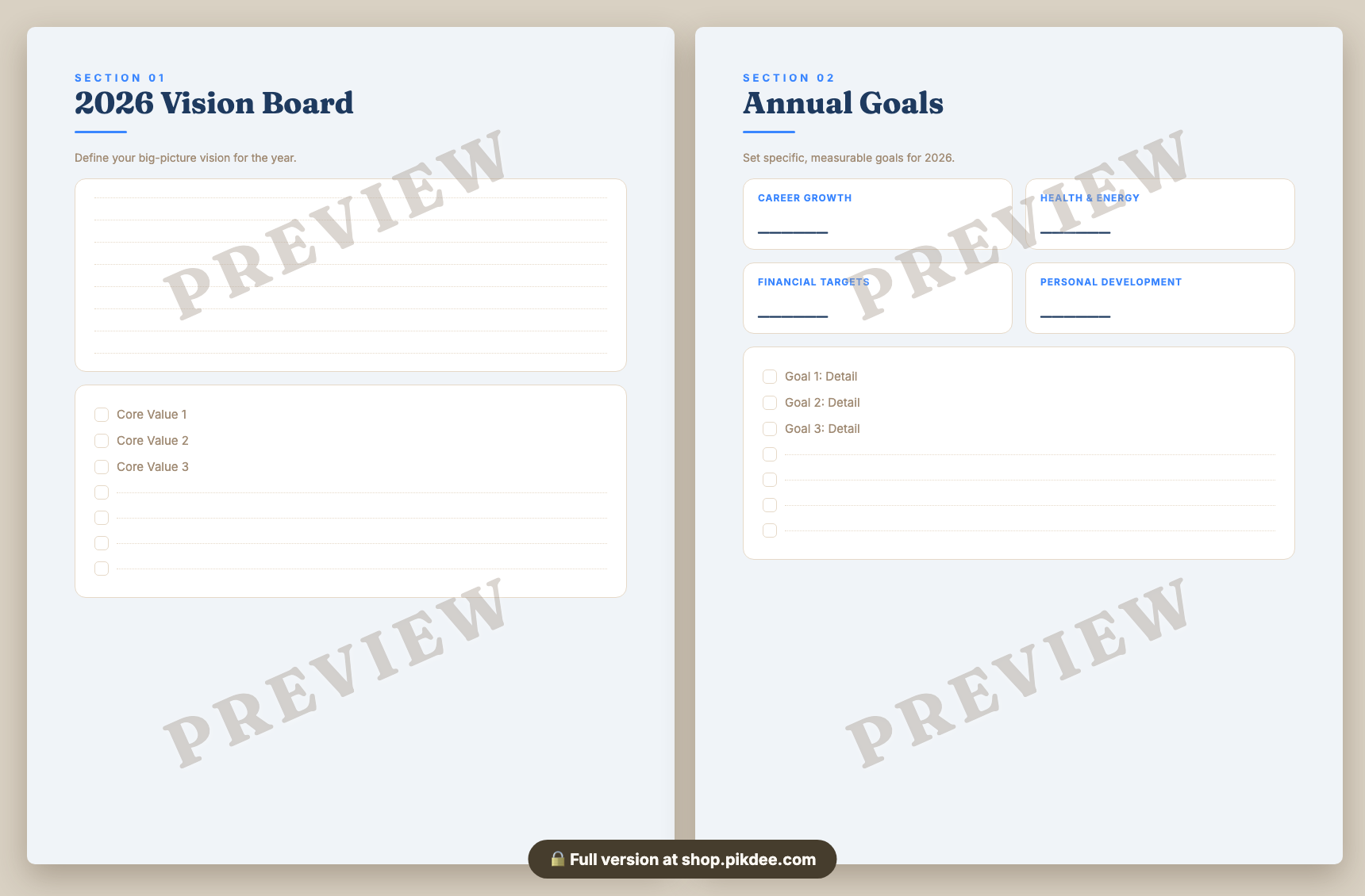 preview pages