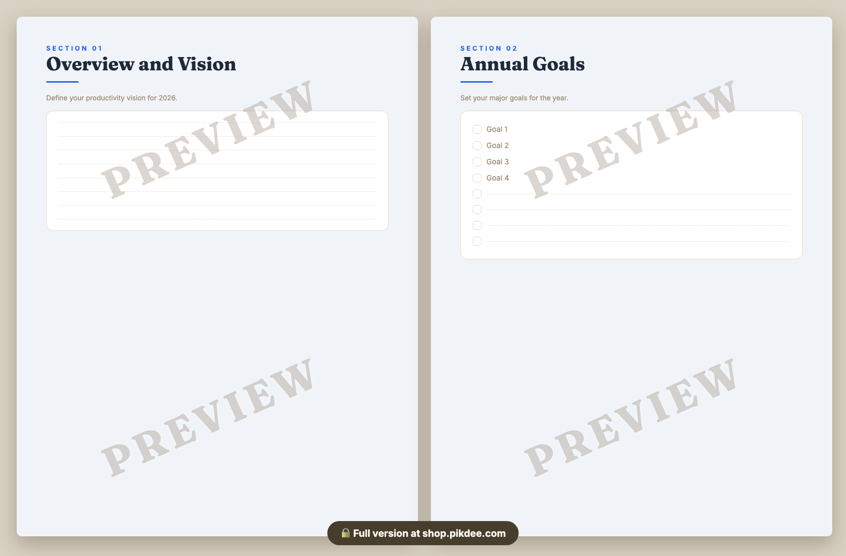preview pages