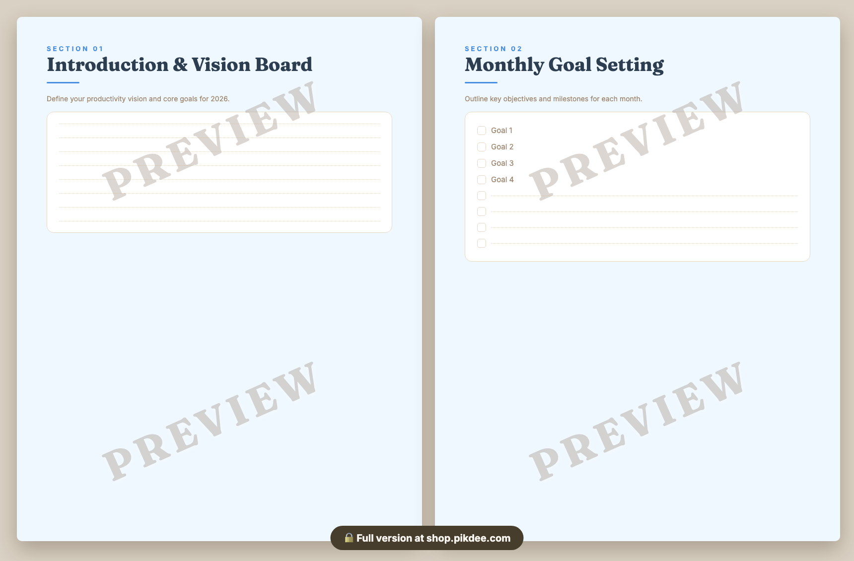 preview pages