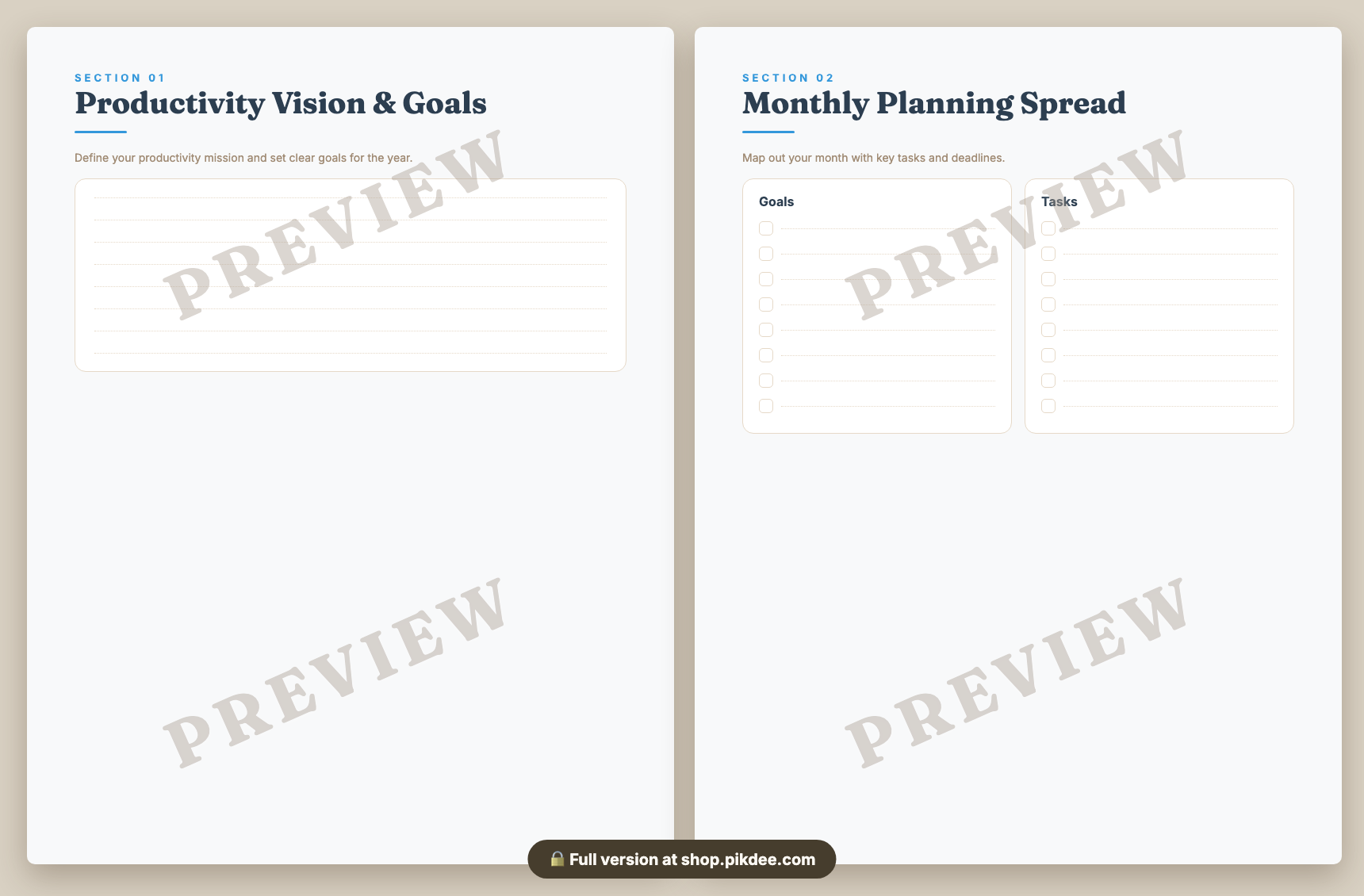 preview pages