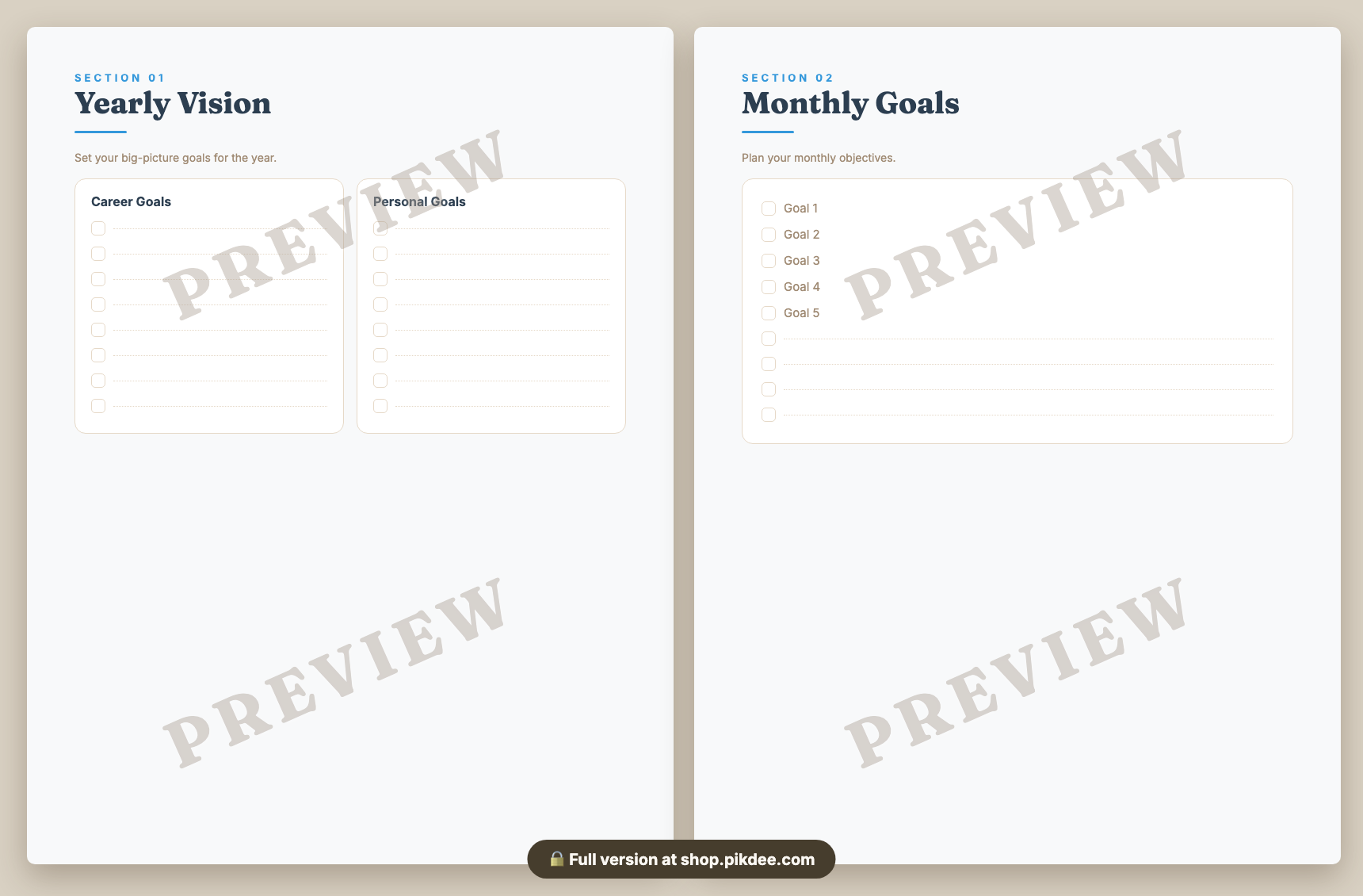 preview pages
