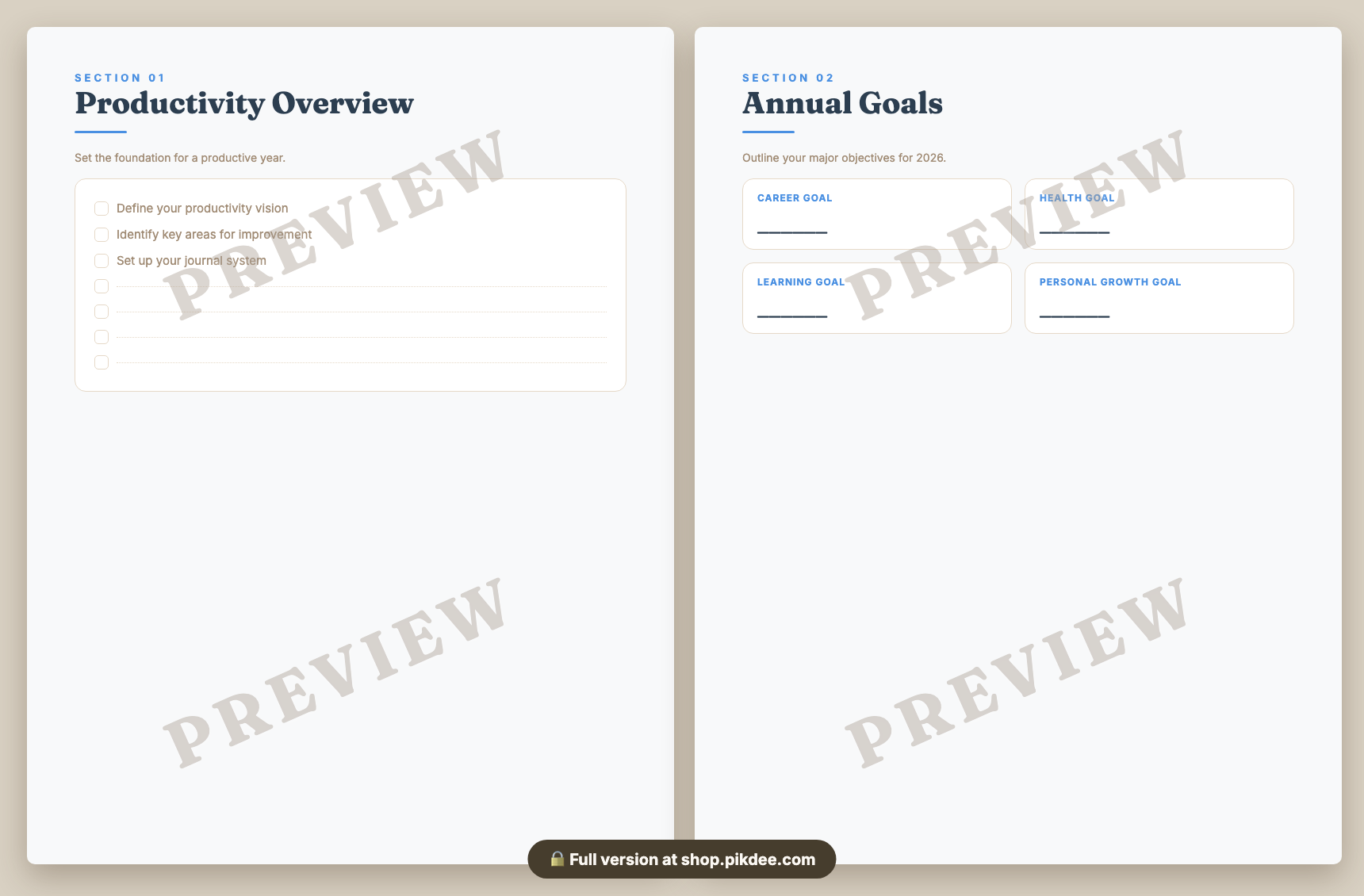 preview pages
