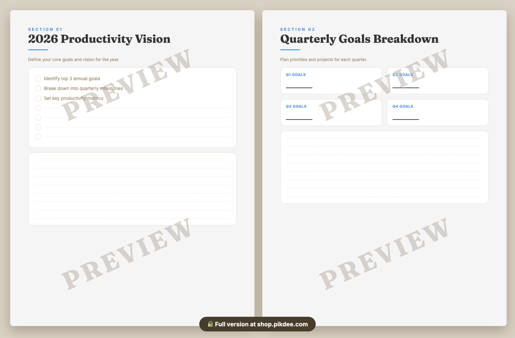 preview pages