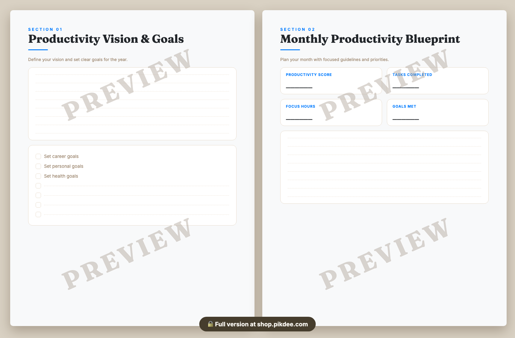 preview pages