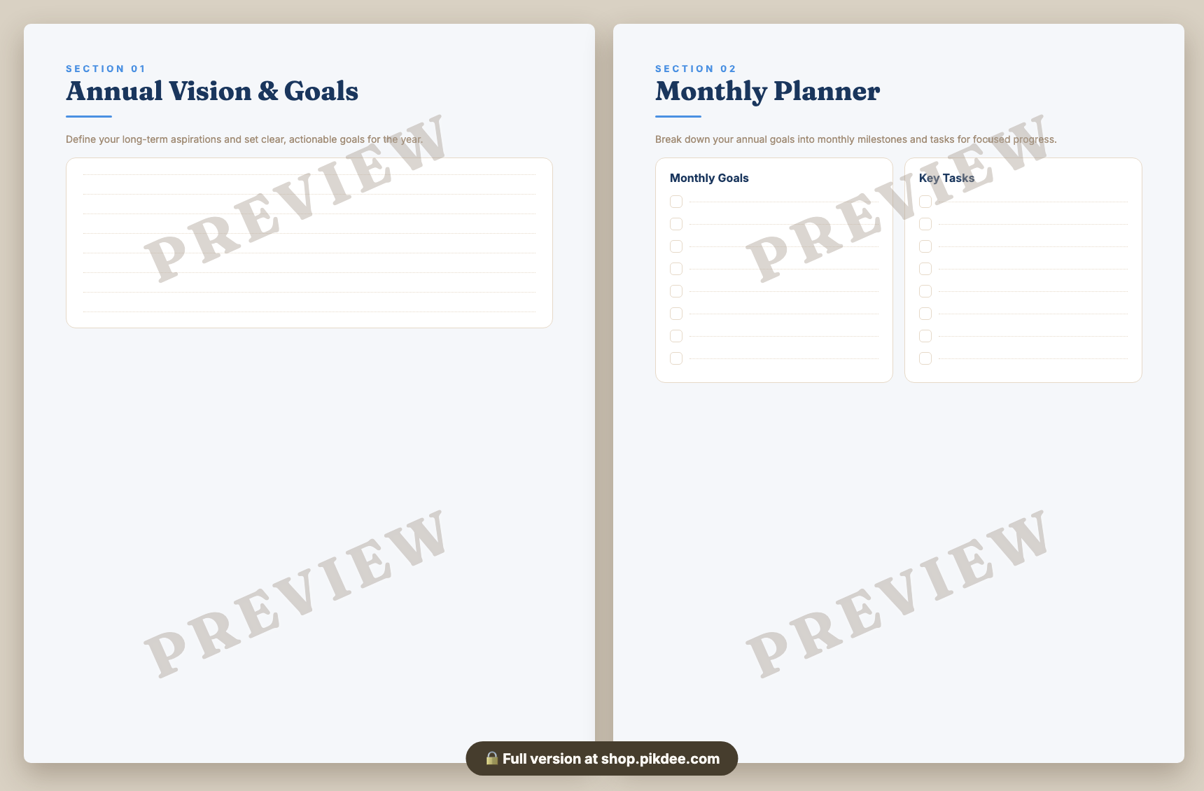 preview pages