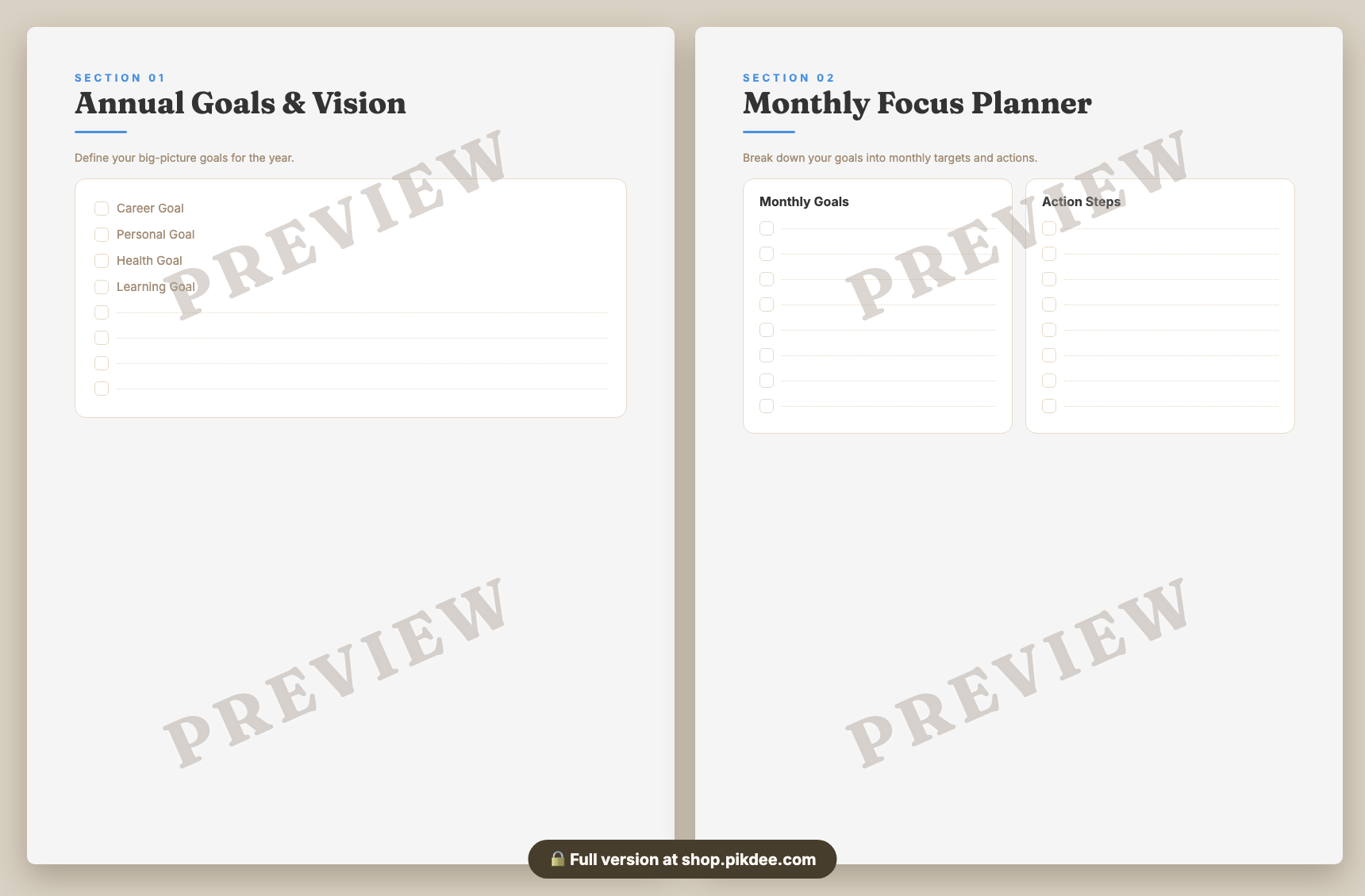 preview pages