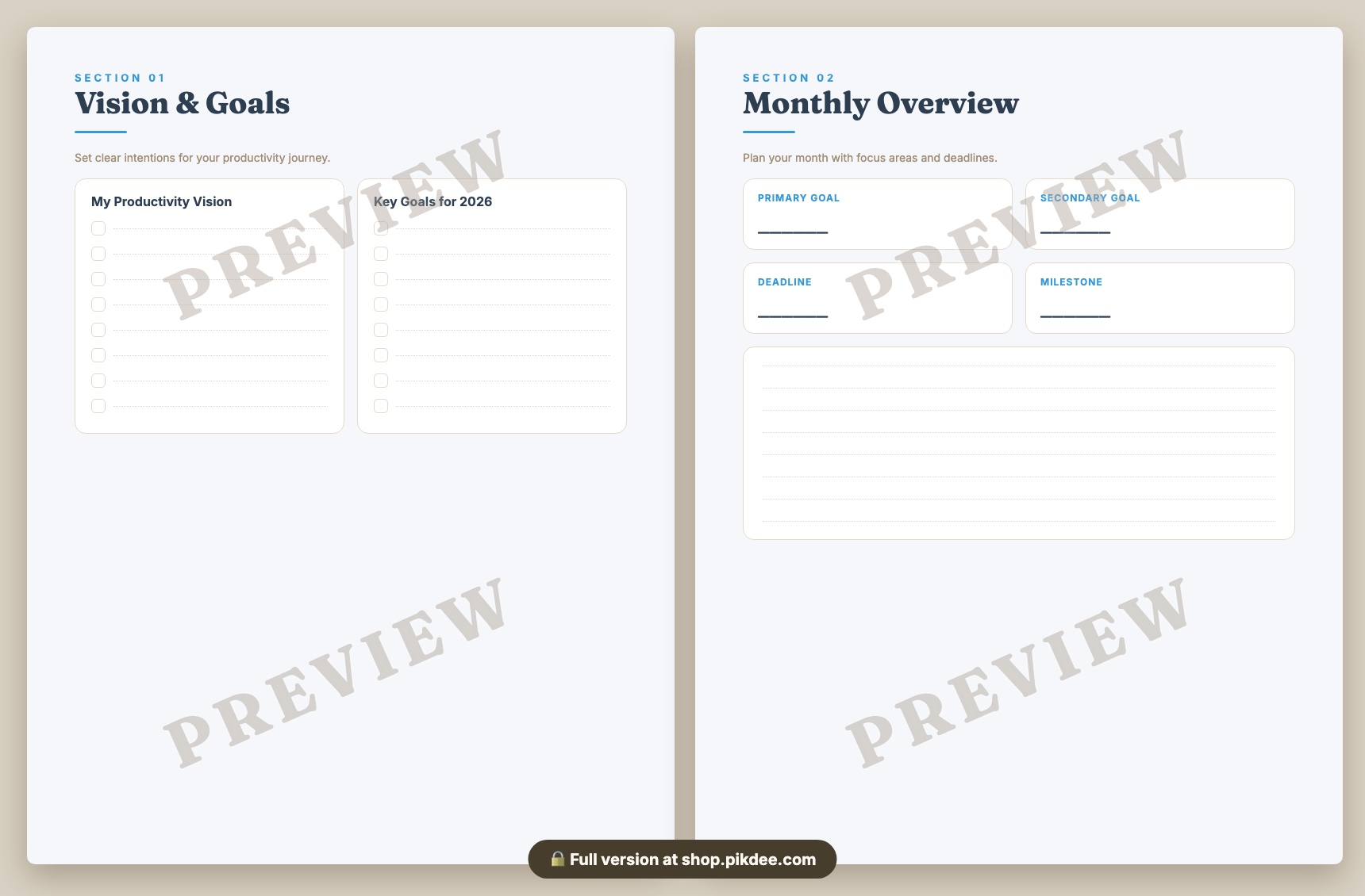 preview pages