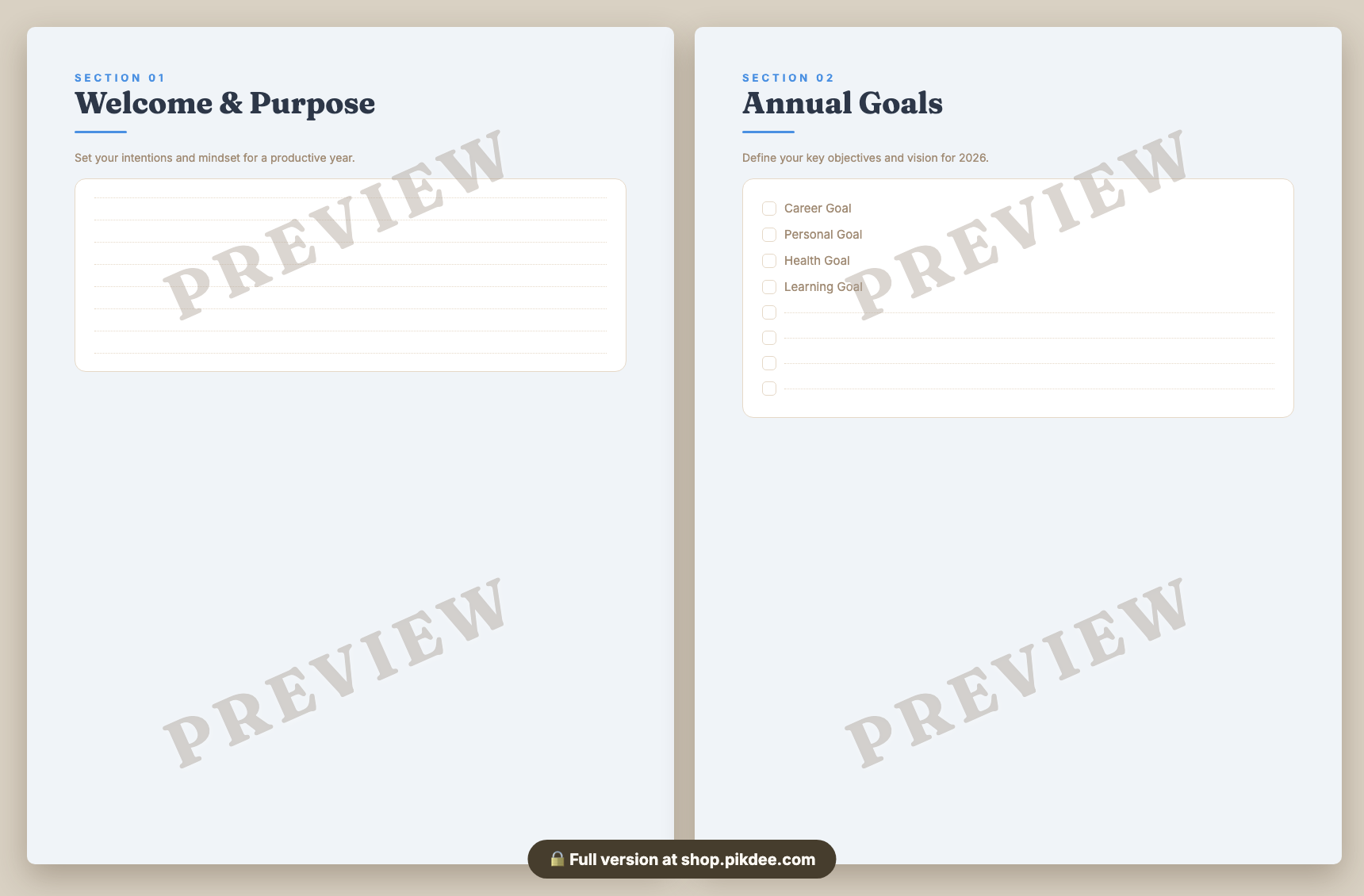 preview pages