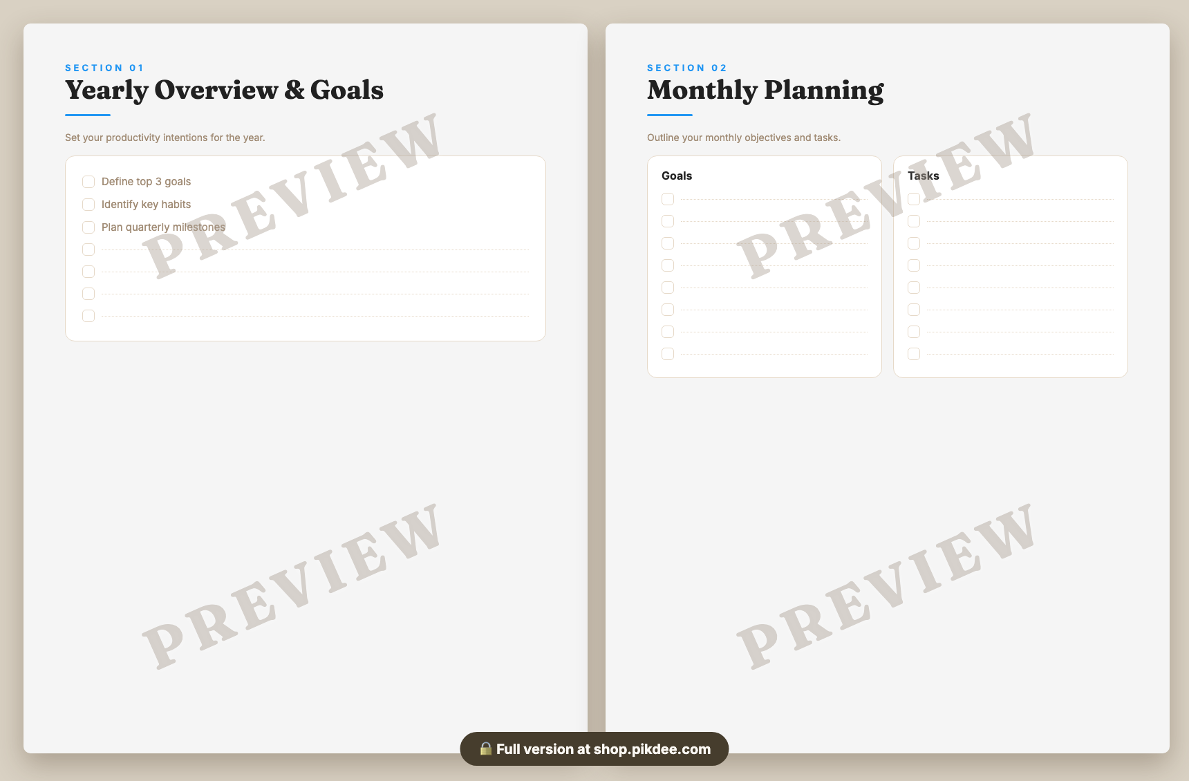 preview pages