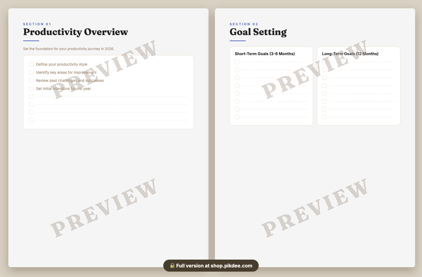 preview pages
