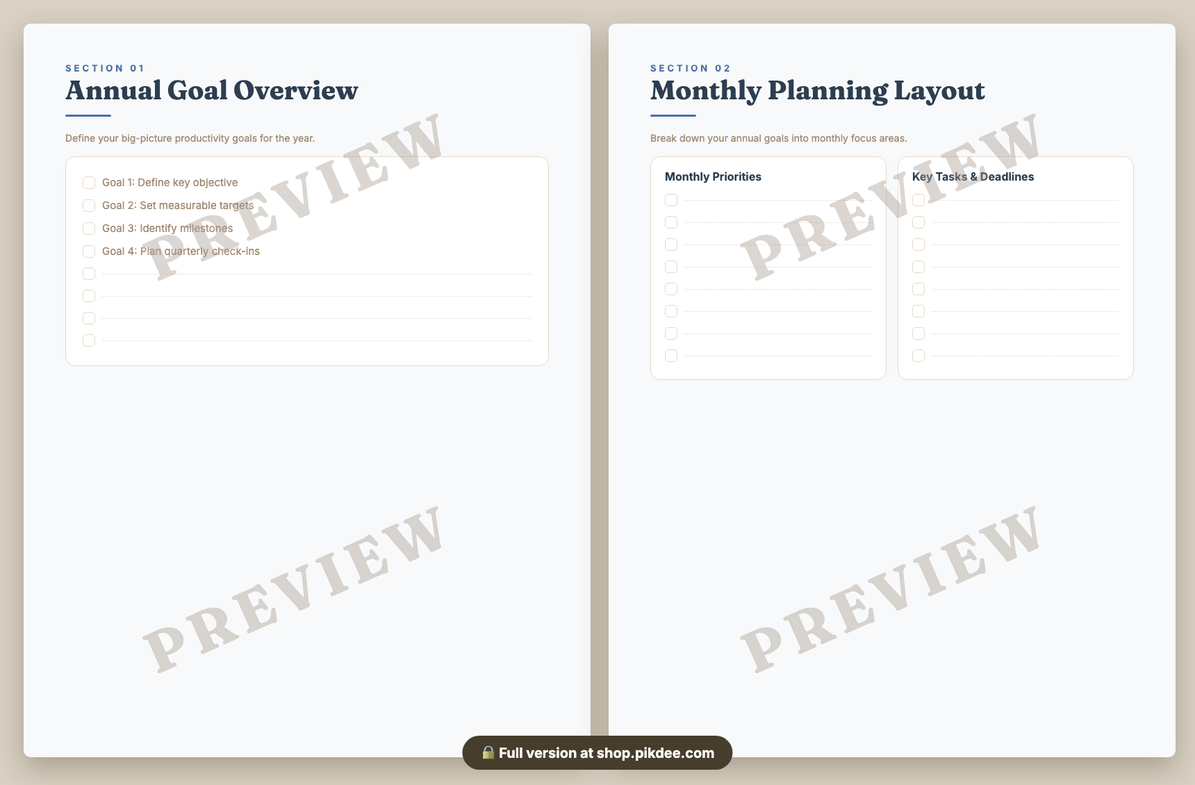 preview pages