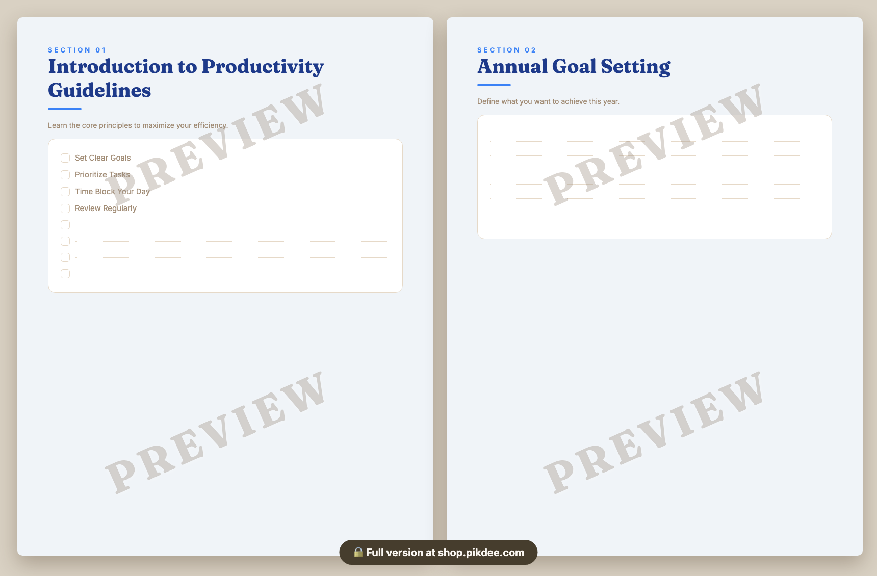 preview pages