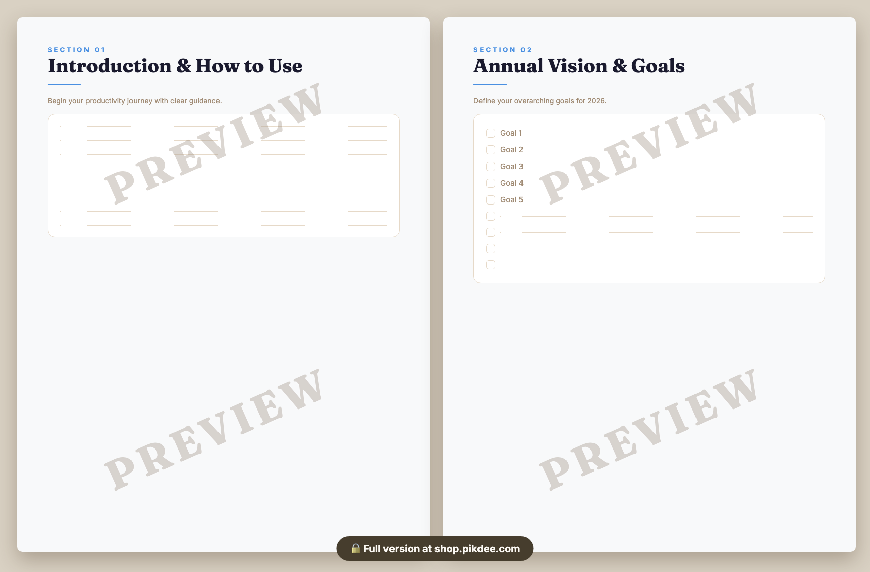 preview pages