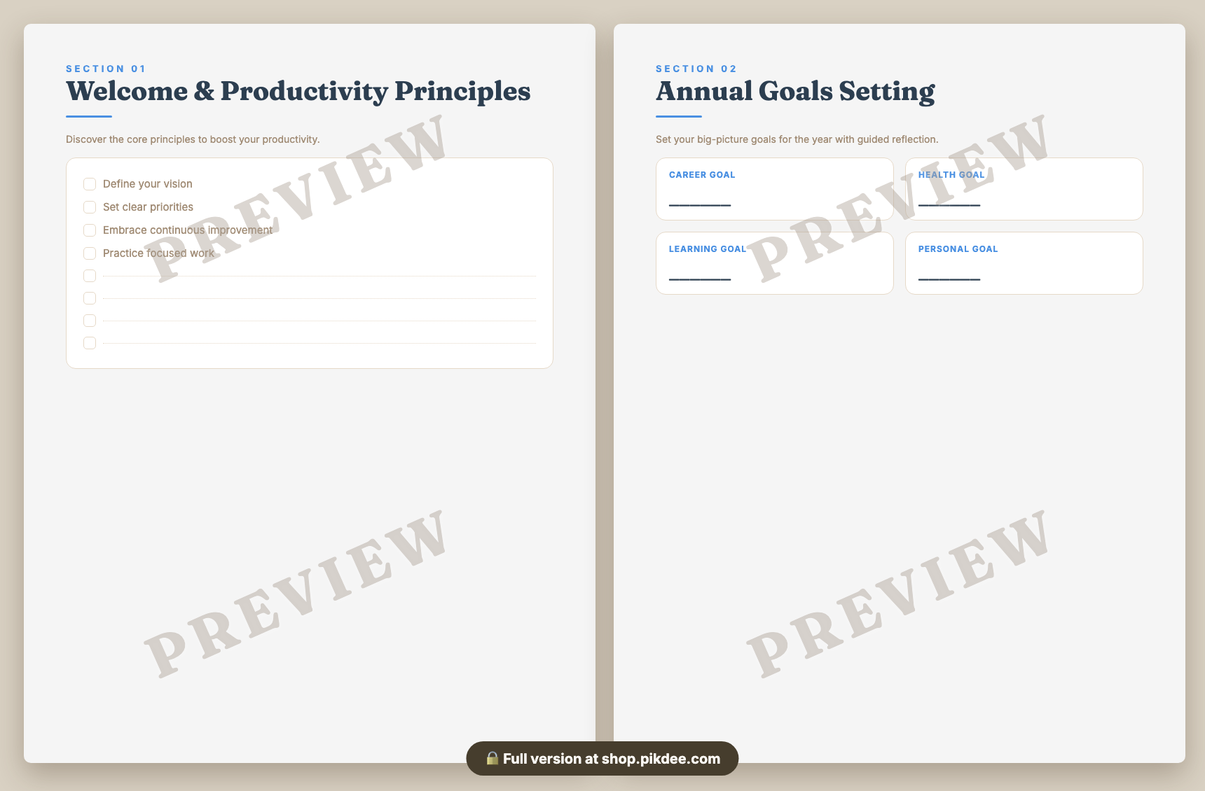 preview pages