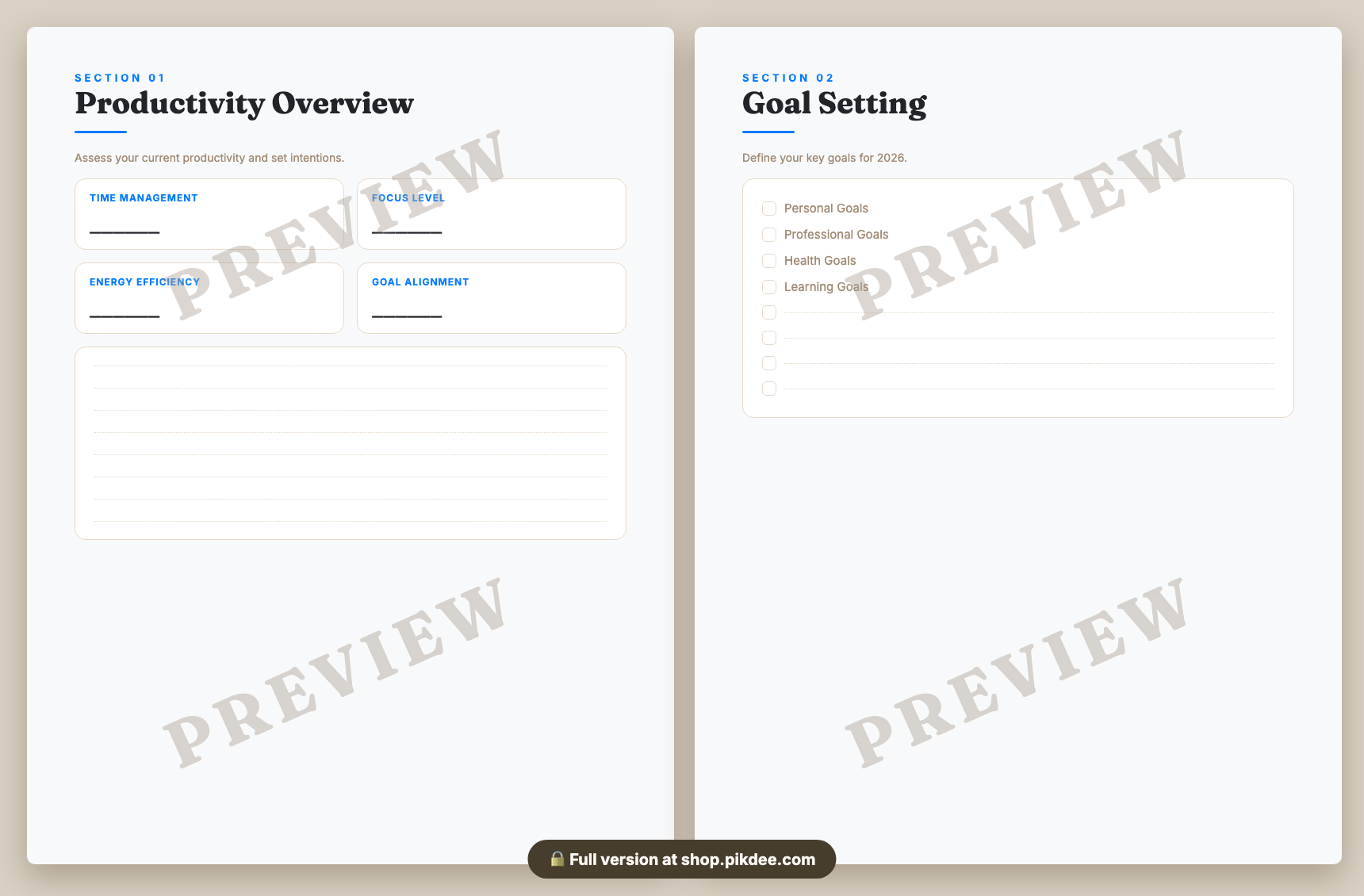 preview pages