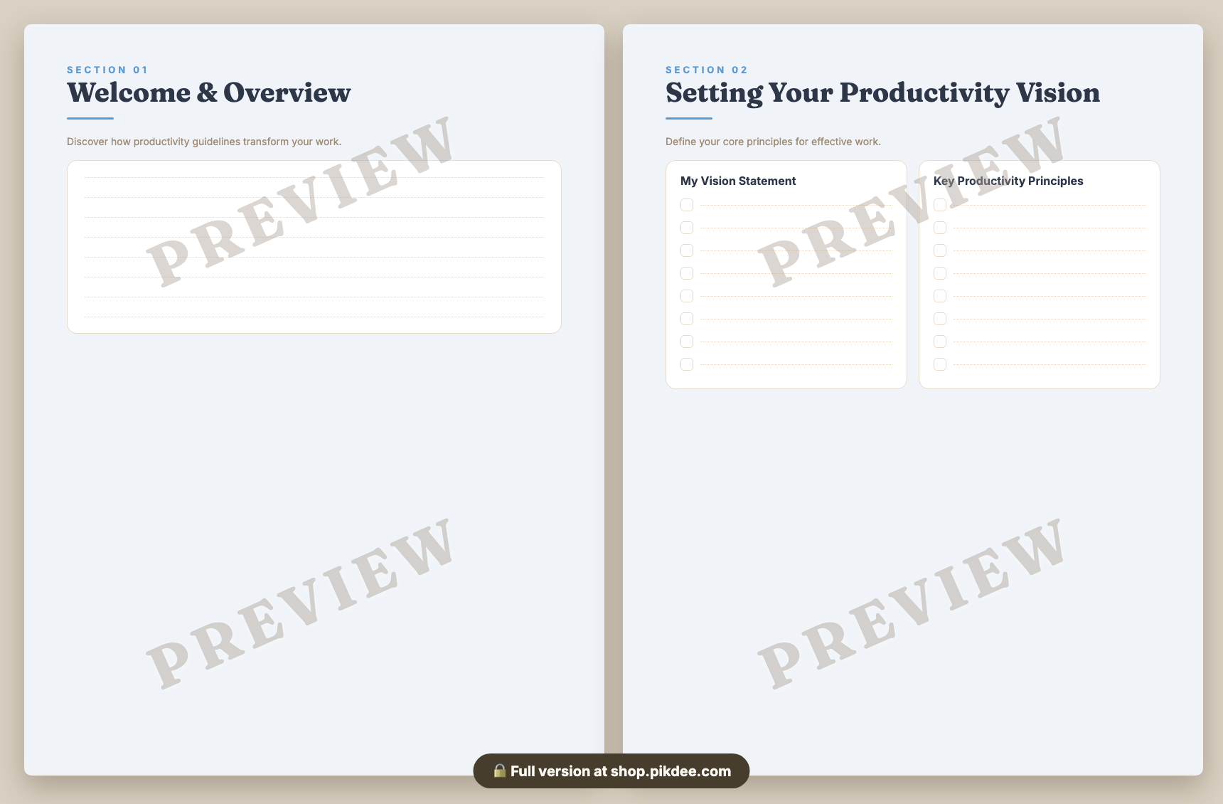 preview pages