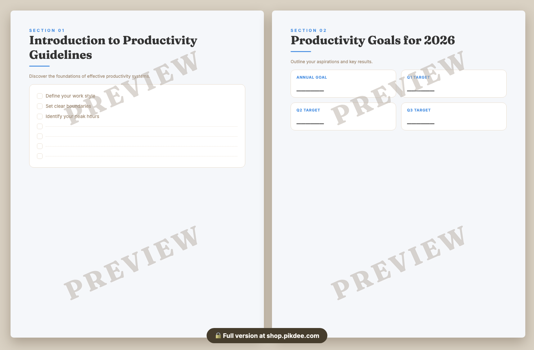 preview pages