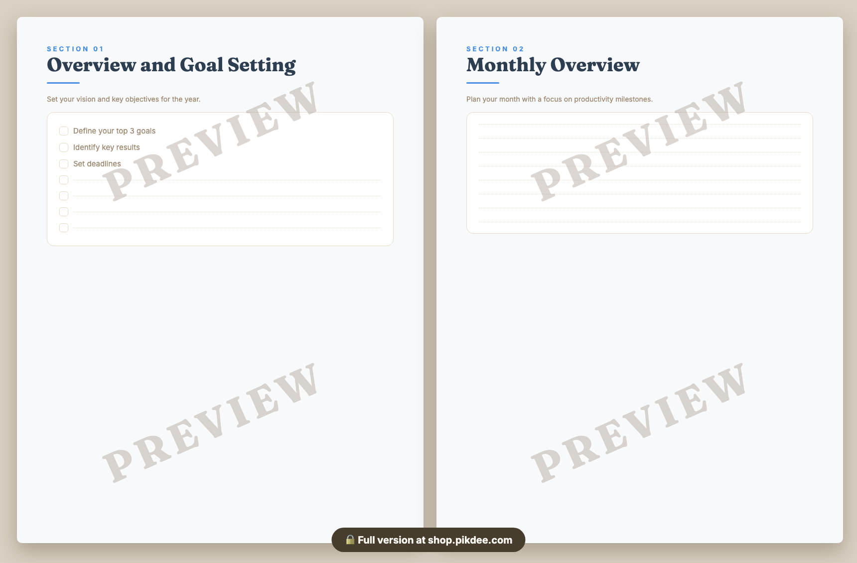 preview pages