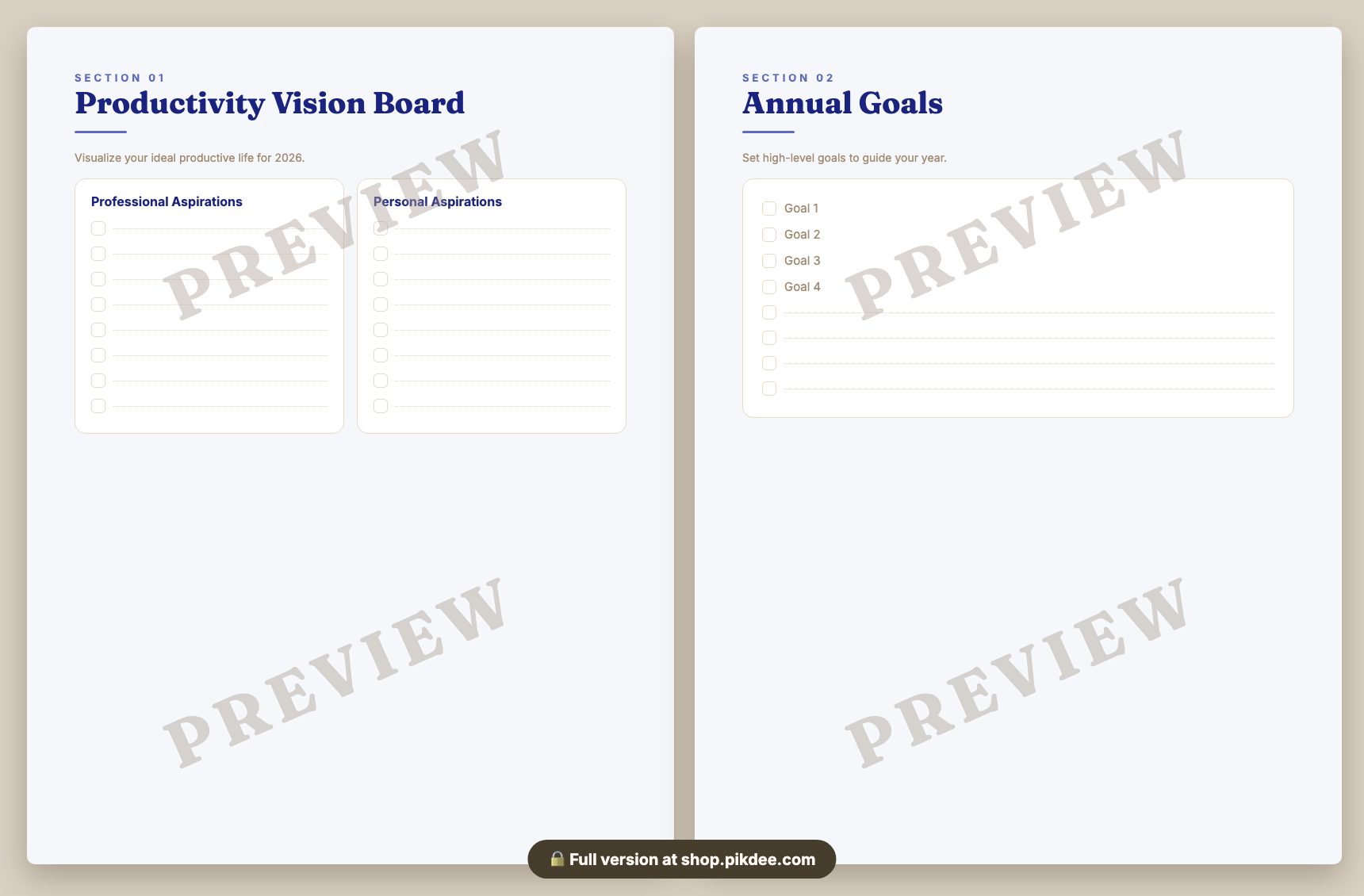 preview pages
