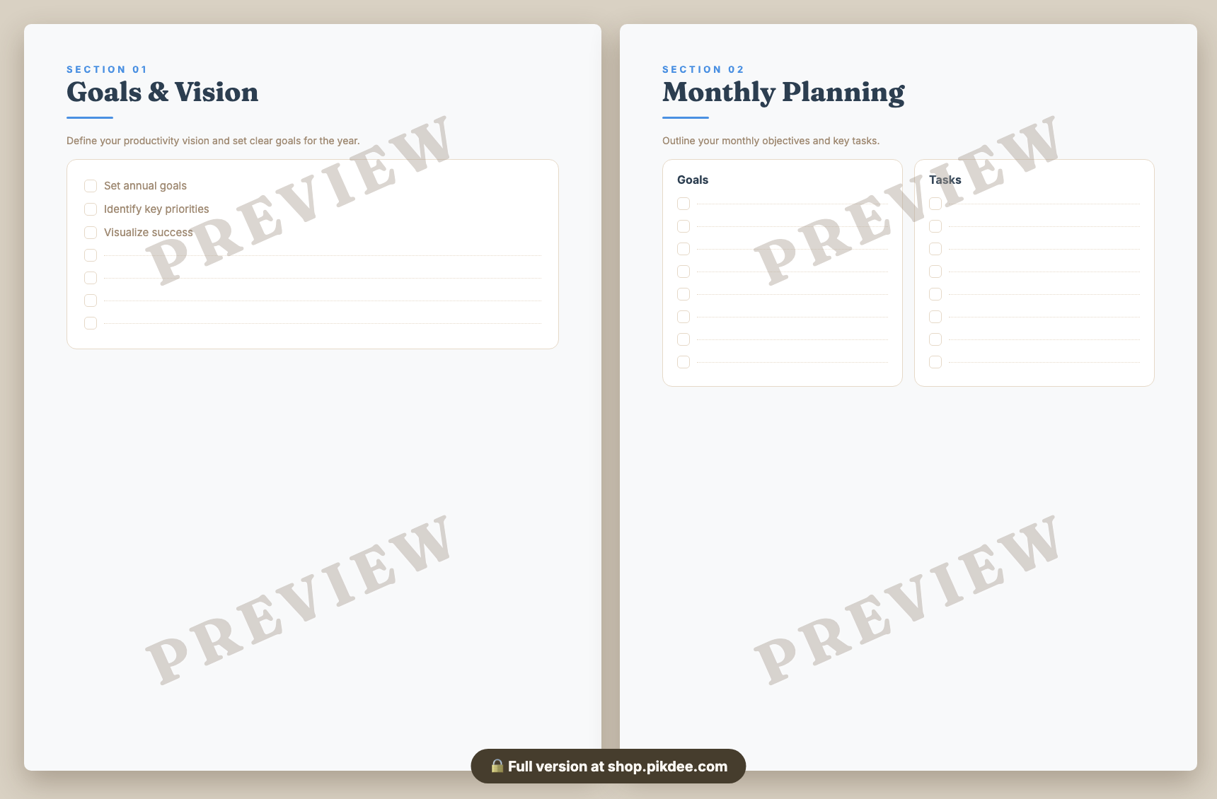 preview pages